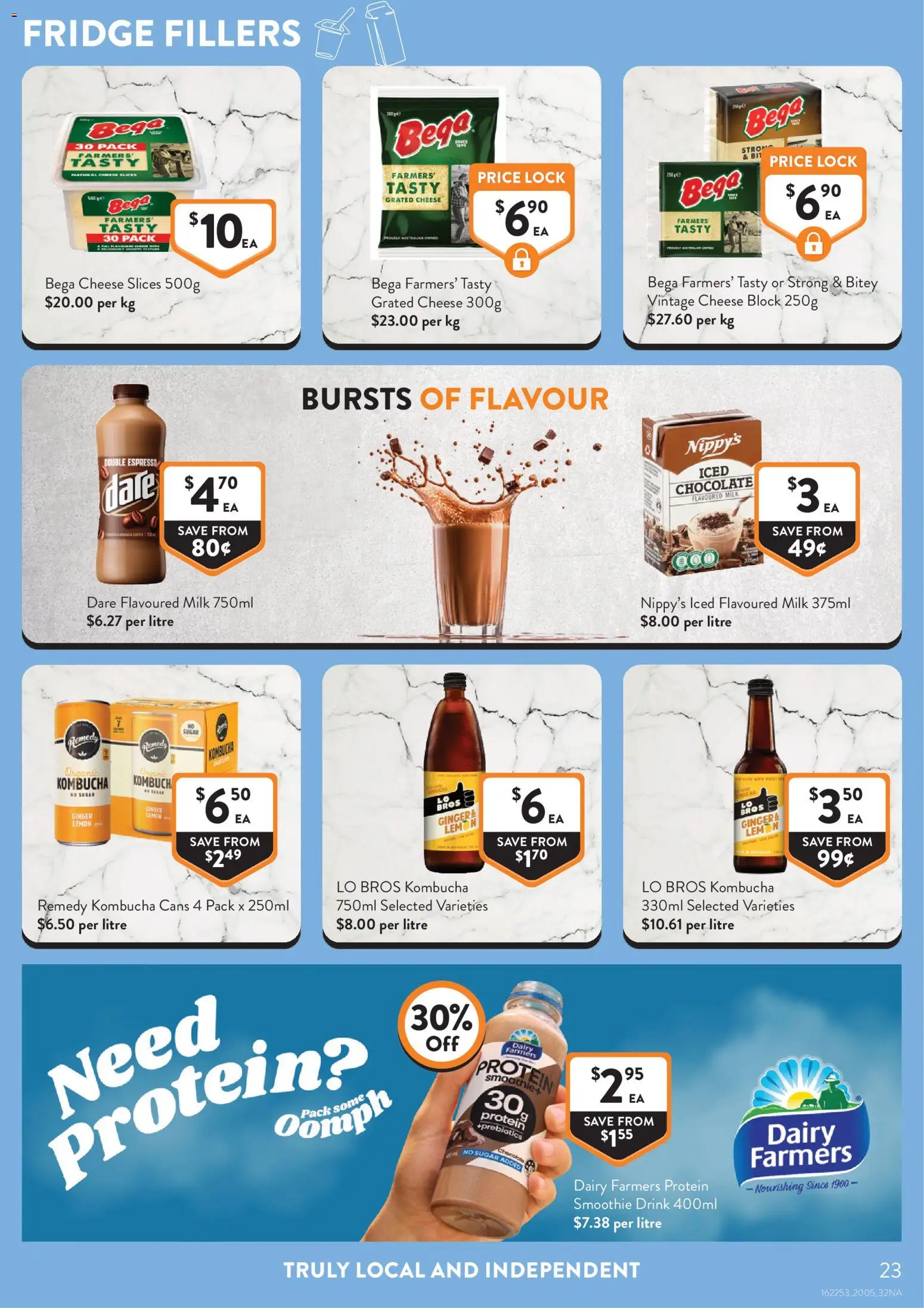Foodworks catalogue - valid from 20.05.2026 | Page: 23 | Products: Milk, Cheese, Ginger, Lemon