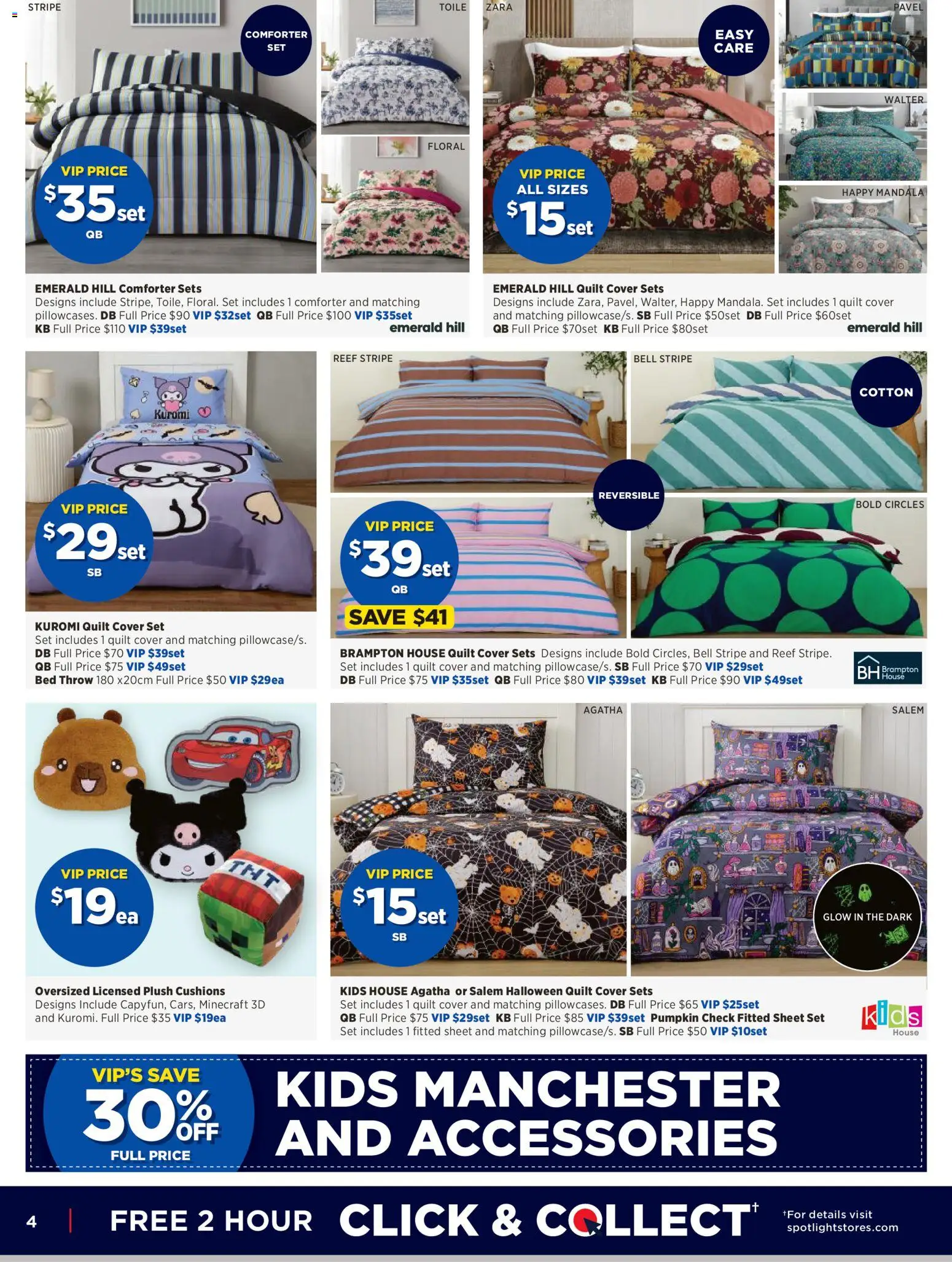 Spotlight catalogue - valid from 02/09/2026 | Page: 4 | Products: Floral, Accessories, Pumpkin, Bed