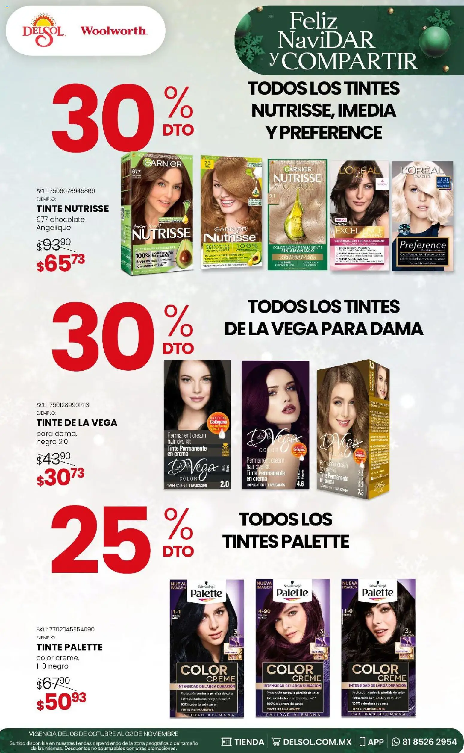 Nuevas ofertas de Del Sol y Woolworth válidas en toda la República Mexicana desde el 08/10/2026. ¡Encuentra las mejores ofertas en Del Sol y Woolworth - Feliz NaviDar y Compartir! | Página: 52