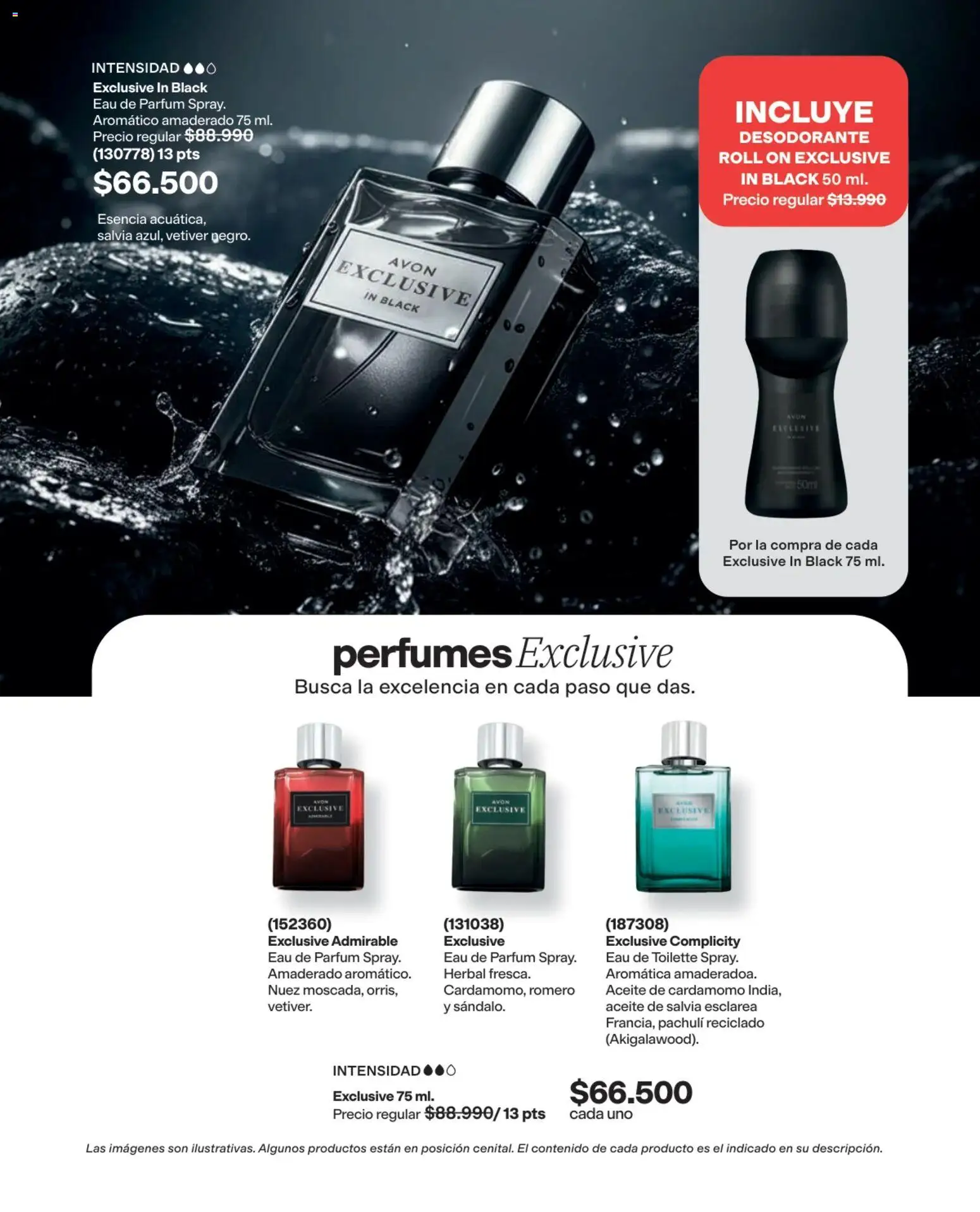 Avon revista - valida desde el 03/08/2026 | Página: 97 | Productos: Perfumes, Eau de toilette, Desodorante, Aceite