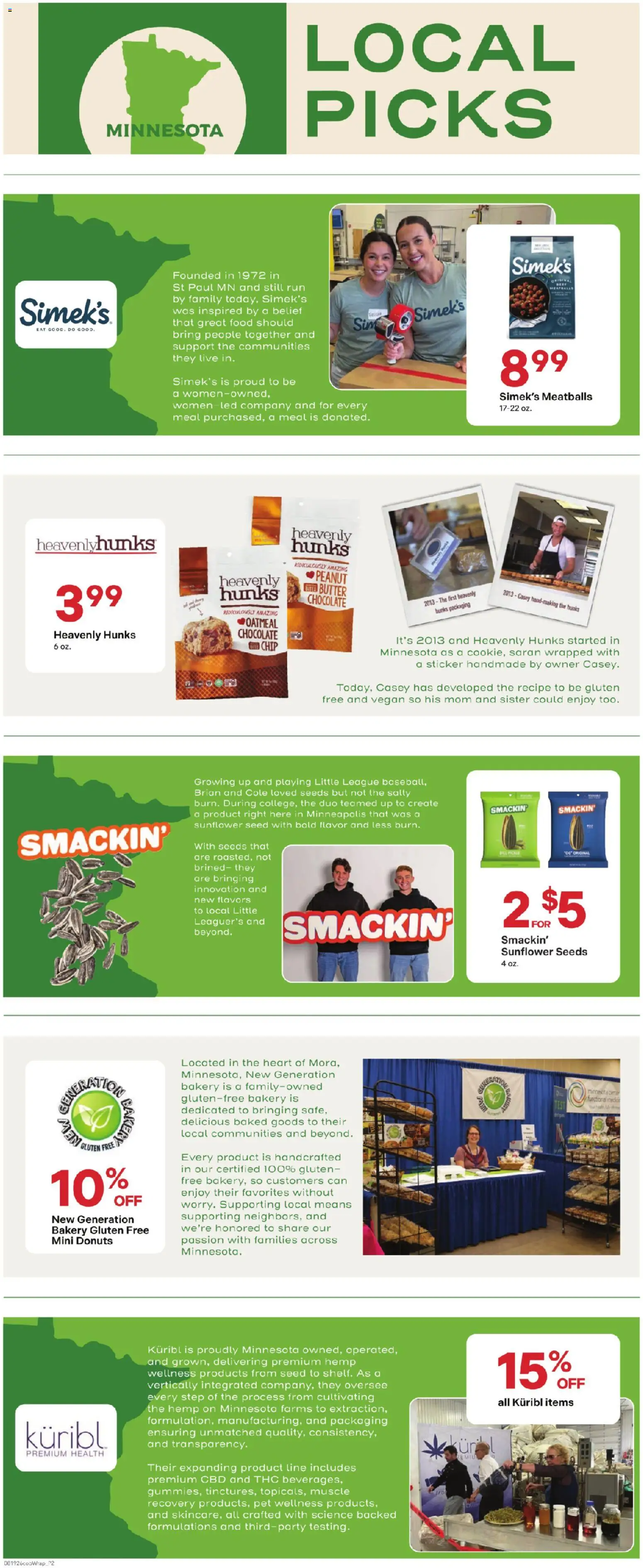 Coborn's Weekly Ad - valid from 08/19/2026 | Page: 3 | Products: Butter, Beef, Oatmeal, Sunflower seeds