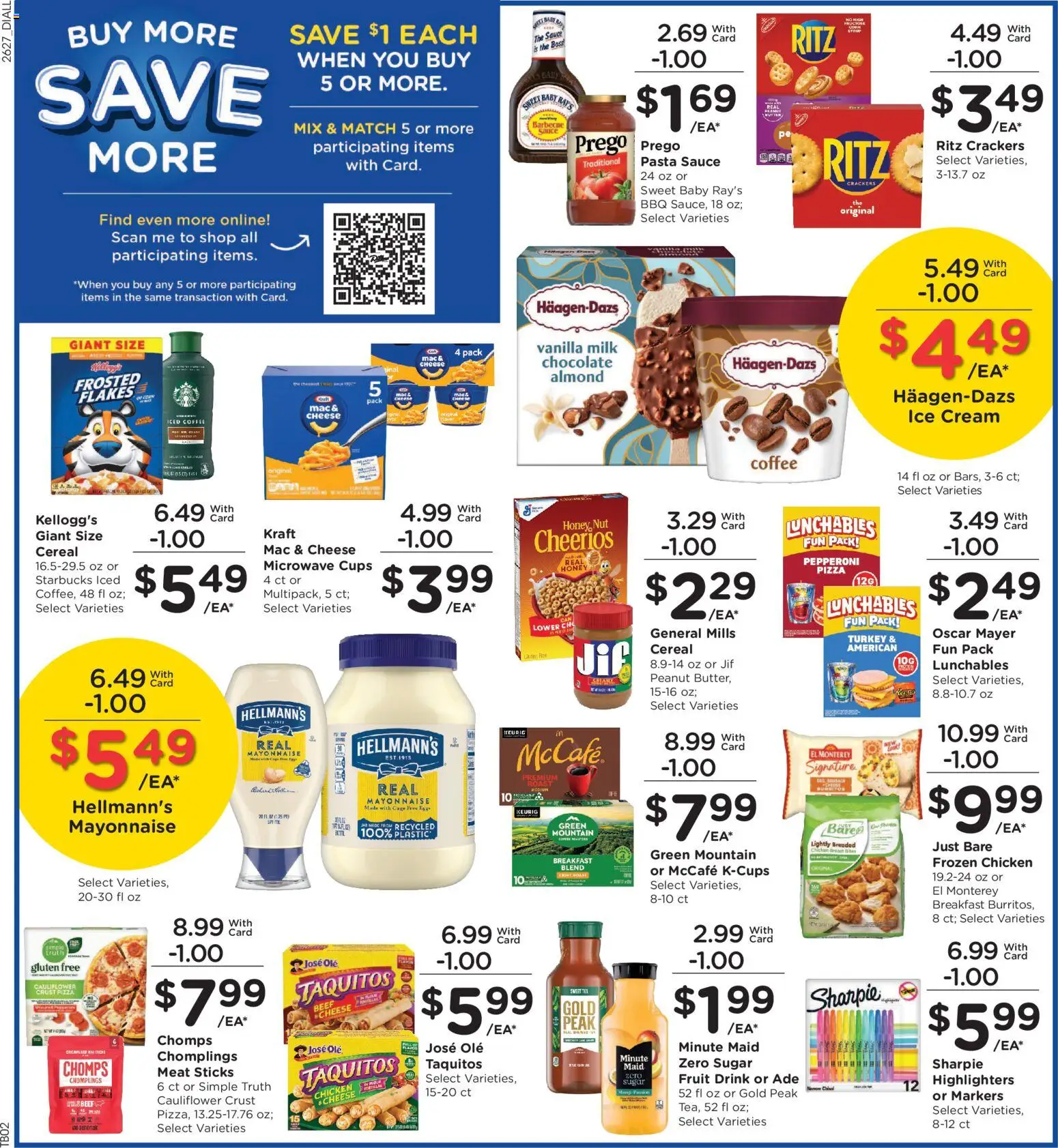 Dillons Weekly Ad - valid from 08/05/2026 | Page: 5 | Products: Pizza, Pasta, Cream, Flakes