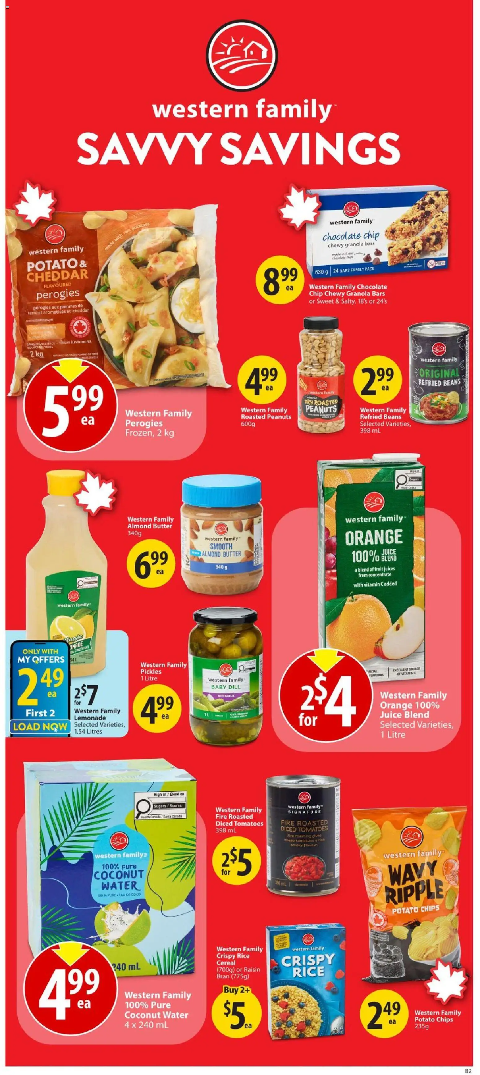 Save on foods flyer valid from Jul 16, 2026 | Page: 23 | Products: Coconut, Potatoes, Beans, Tomatoes