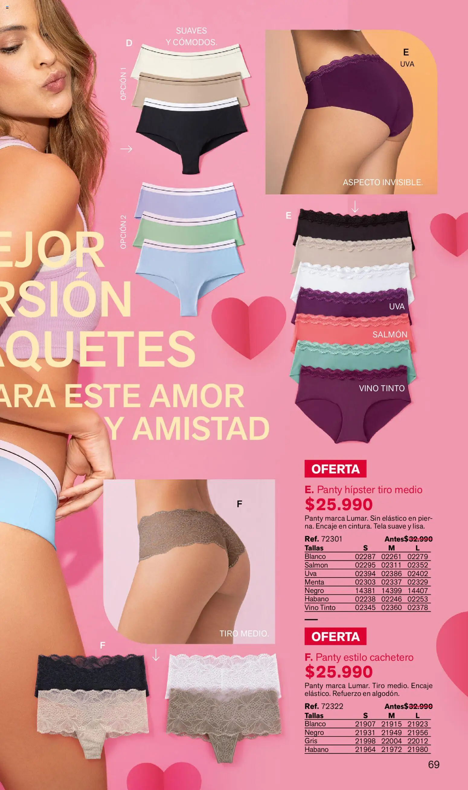 Leonisa revista - valida desde el 24/08/2026 | Página: 69 | Productos: Vino tinto, Cachetero, Salmón, Vino