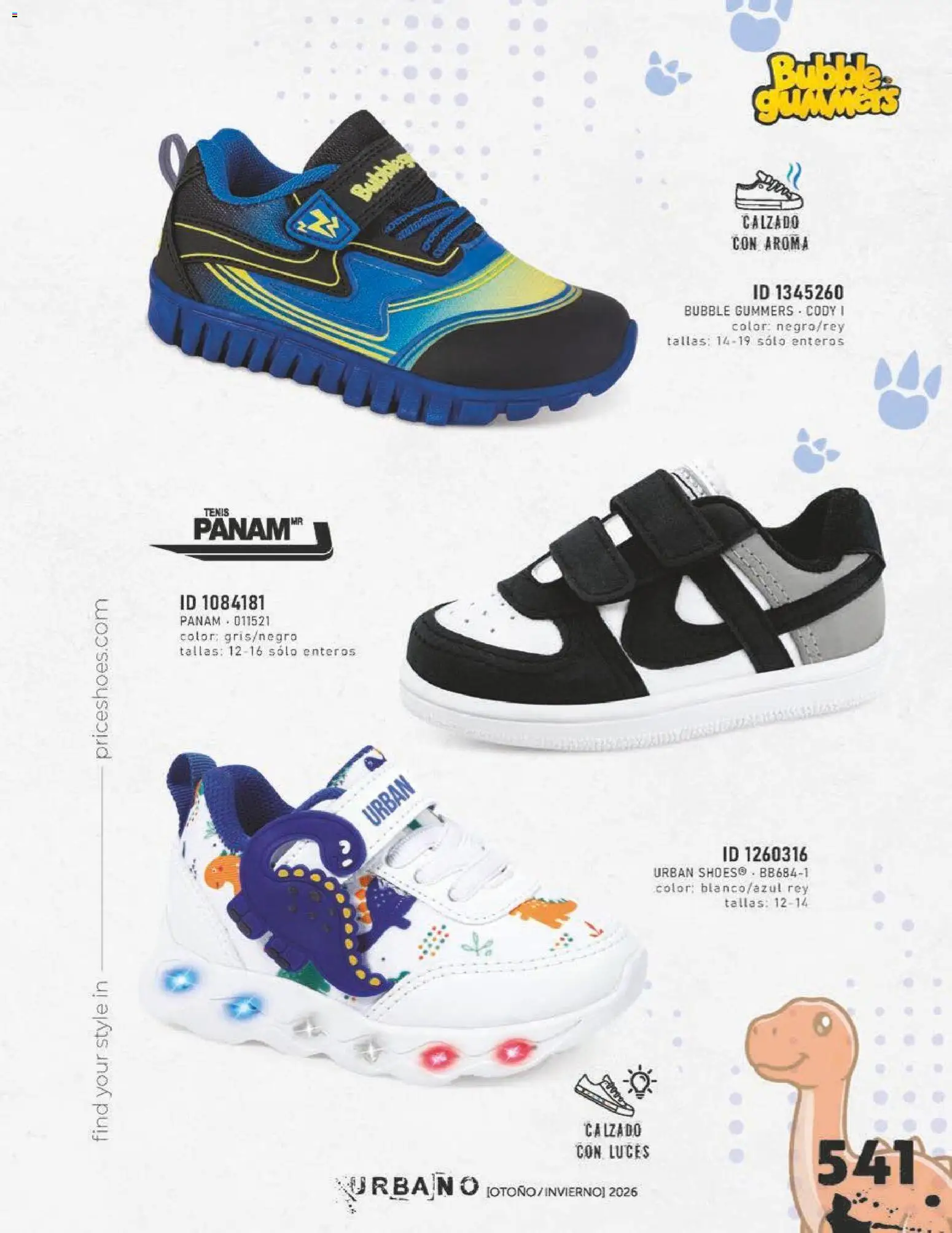 Nuevas ofertas de Price Shoes válidas en toda la República Mexicana desde el 31/07/2026. ¡Encuentra las mejores ofertas en Price Shoes catálogo Urbano! | Página: 541 | Productos: Tenis