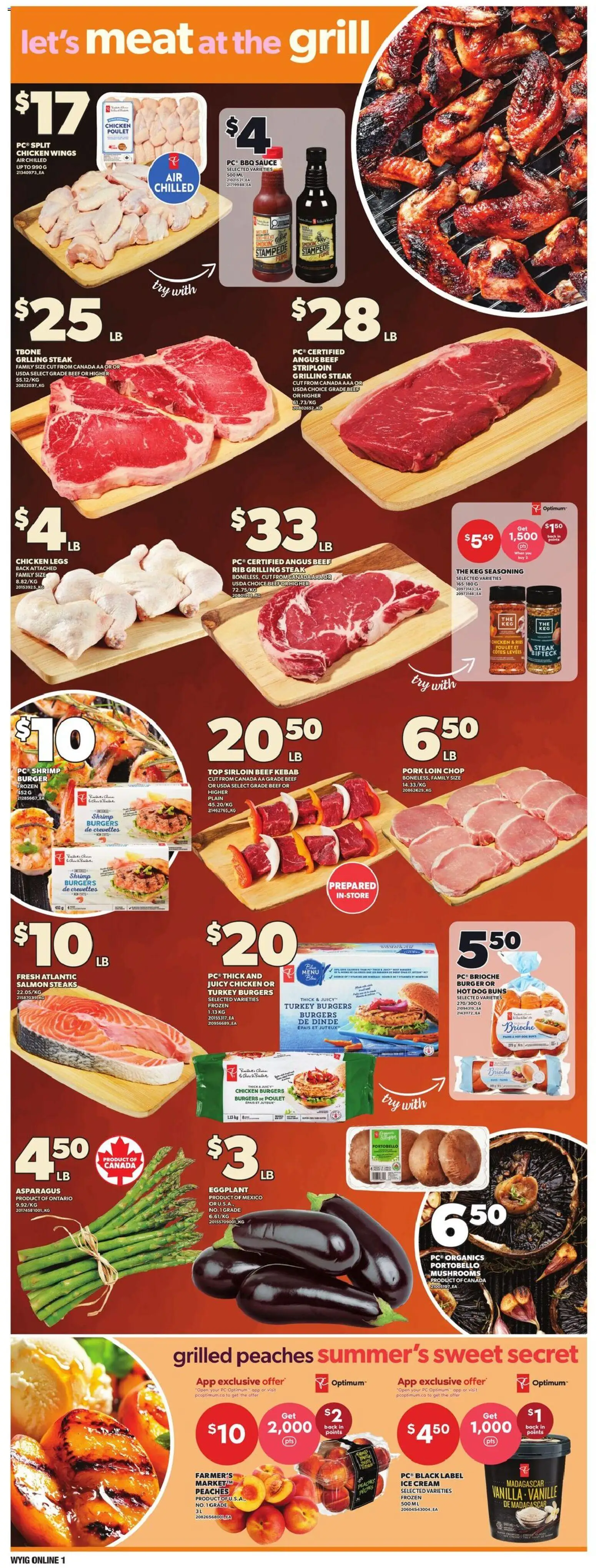 Loblaws flyer valid from Jul 2, 2026 | Page: 6 | Products: Chicken wings, PC, Grill, Pork