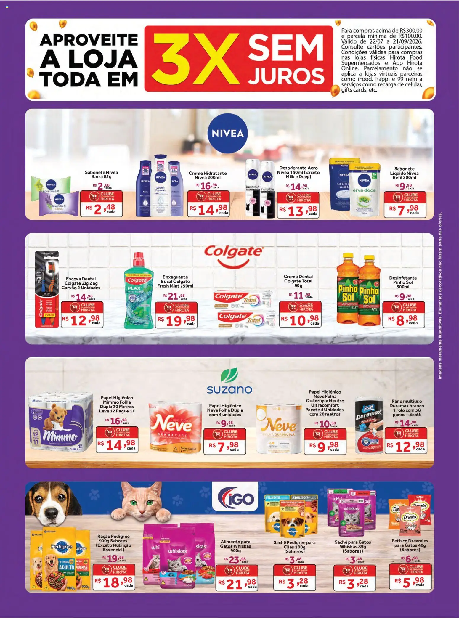Hirota Food Folheto - válido de 12/08/2026 | Página: 15 | Produtos: Escova, Creme hidratante, Sabonete, Ração