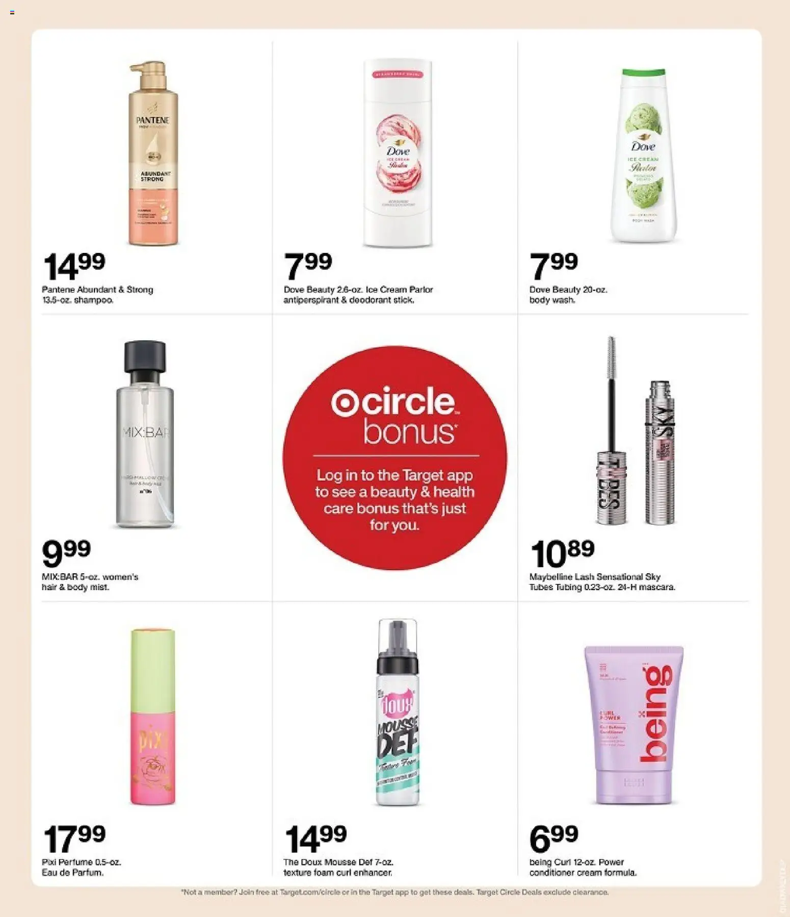 Target Weekly Ad - valid from 08/02/2026 | Page: 33 | Products: Antiperspirant, Ice cream, Ice, Foam