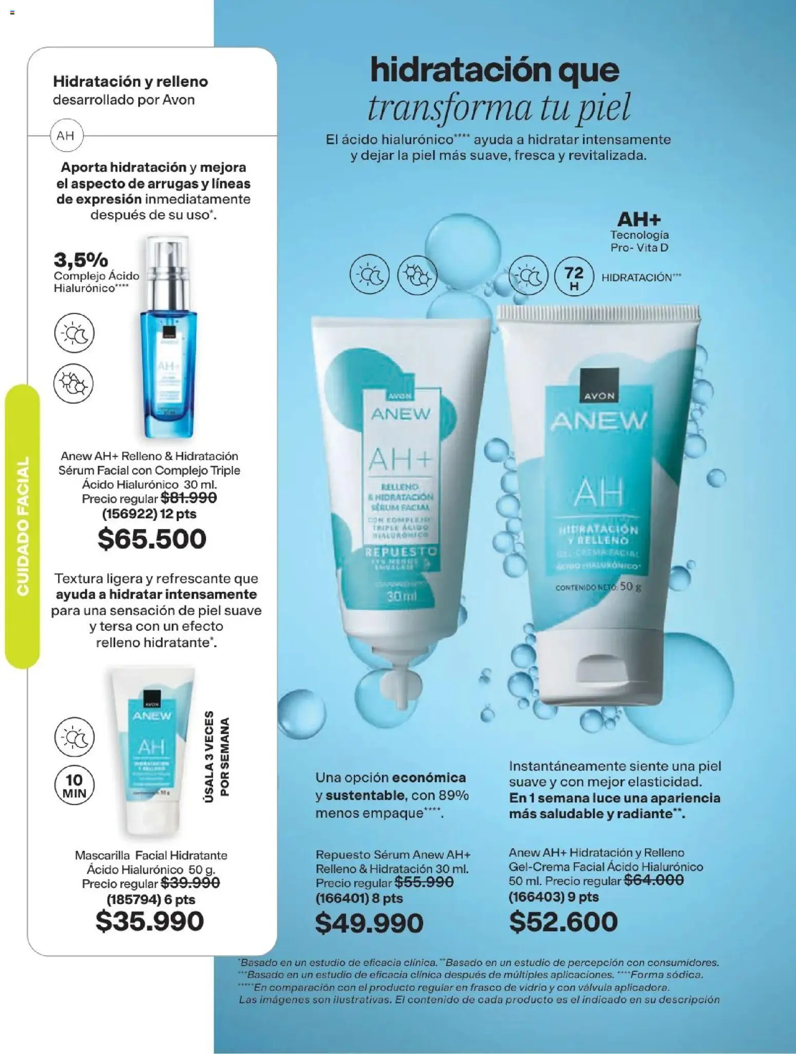 Avon revista - valida desde el 29/07/2026 | Página: 110 | Productos: Frasco, Serum, Mascarilla, Válvula