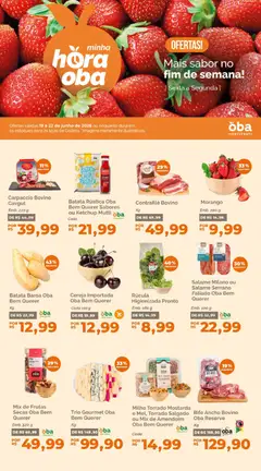 Oba Hortifruti - Ofertas da semana - Pré-Visualização do folheto da loja Oba Hortifruti, válido de 19.06.2026