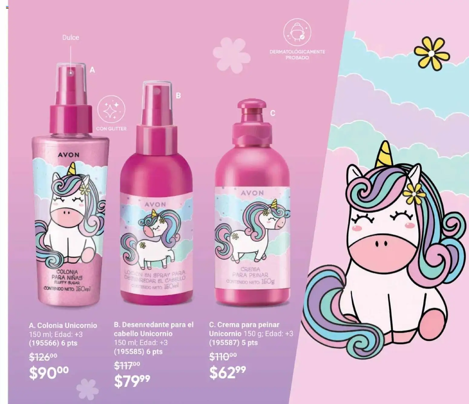 Nuevas ofertas de AVON válidas en toda la República Mexicana desde el 24.04.2026. ¡Encuentra las mejores ofertas en AVON Casa & Estilo 7 2026! | Página: 61 | Productos: Crema, Glitter, Loción