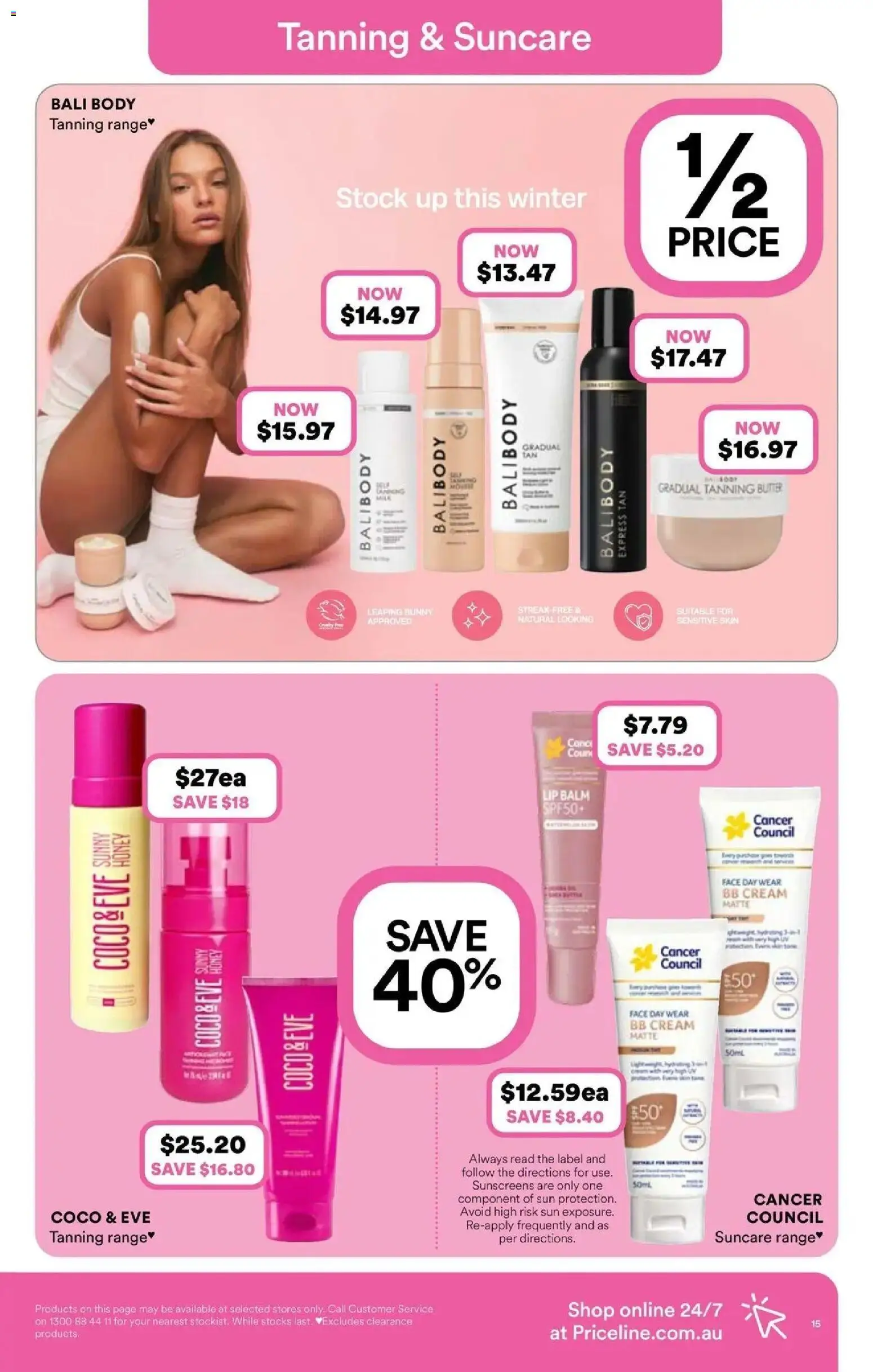 Priceline Pharmacy catalogue - valid from 03.06.2026 | Page: 15 | Products: Bb cream, Butter, Cream, Sensitive skin