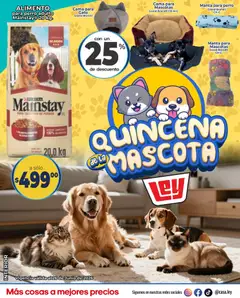 Vista previa de Casa Ley folleto Quincena de la mascota, nuevo folleto de la tienda, válido en México a partir del 19.06.2026