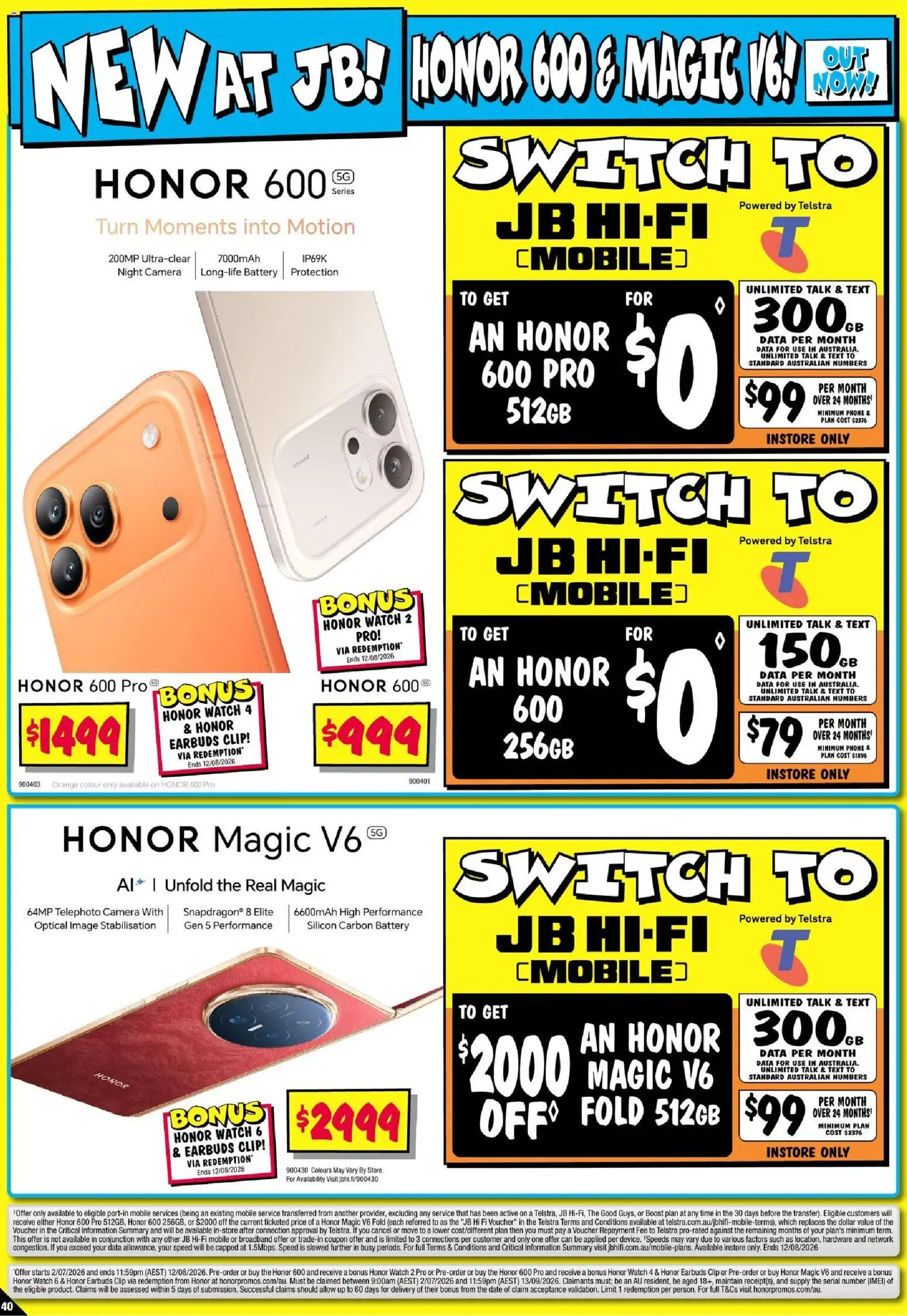 JB Hi-Fi catalogue - valid from 16/07/2026 | Page: 40 | Products: Clip, Phone, Watch, Mobile