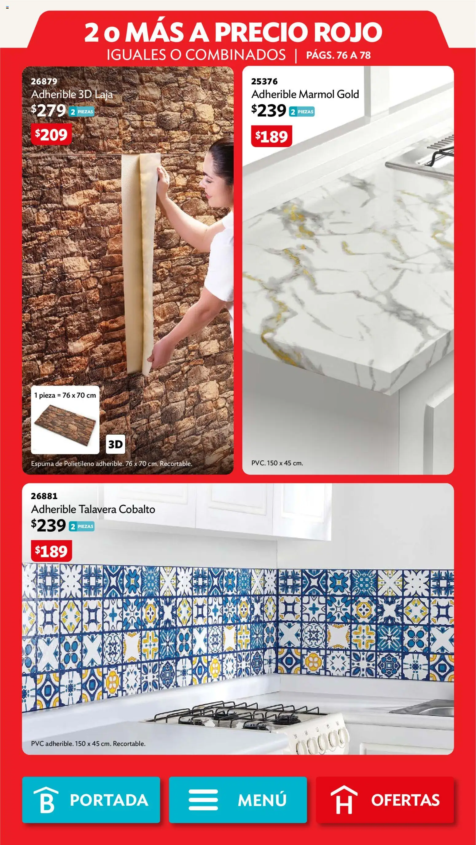 Nuevas ofertas de Betterware válidas en toda la República Mexicana desde el 31/08/2026. ¡Encuentra las mejores ofertas en Betterware campaña 9 2026! | Página: 77 | Productos: Espuma