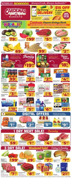 Preview of Cardenas weekly ads valid from 09/09/2026 | Page: 1