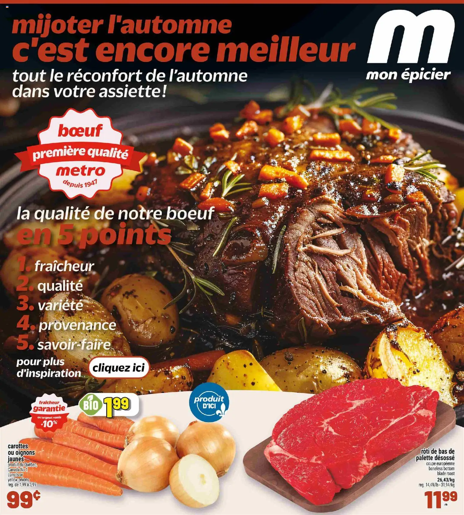Metro flyer valid from Oct 29, 2026 | Page: 1