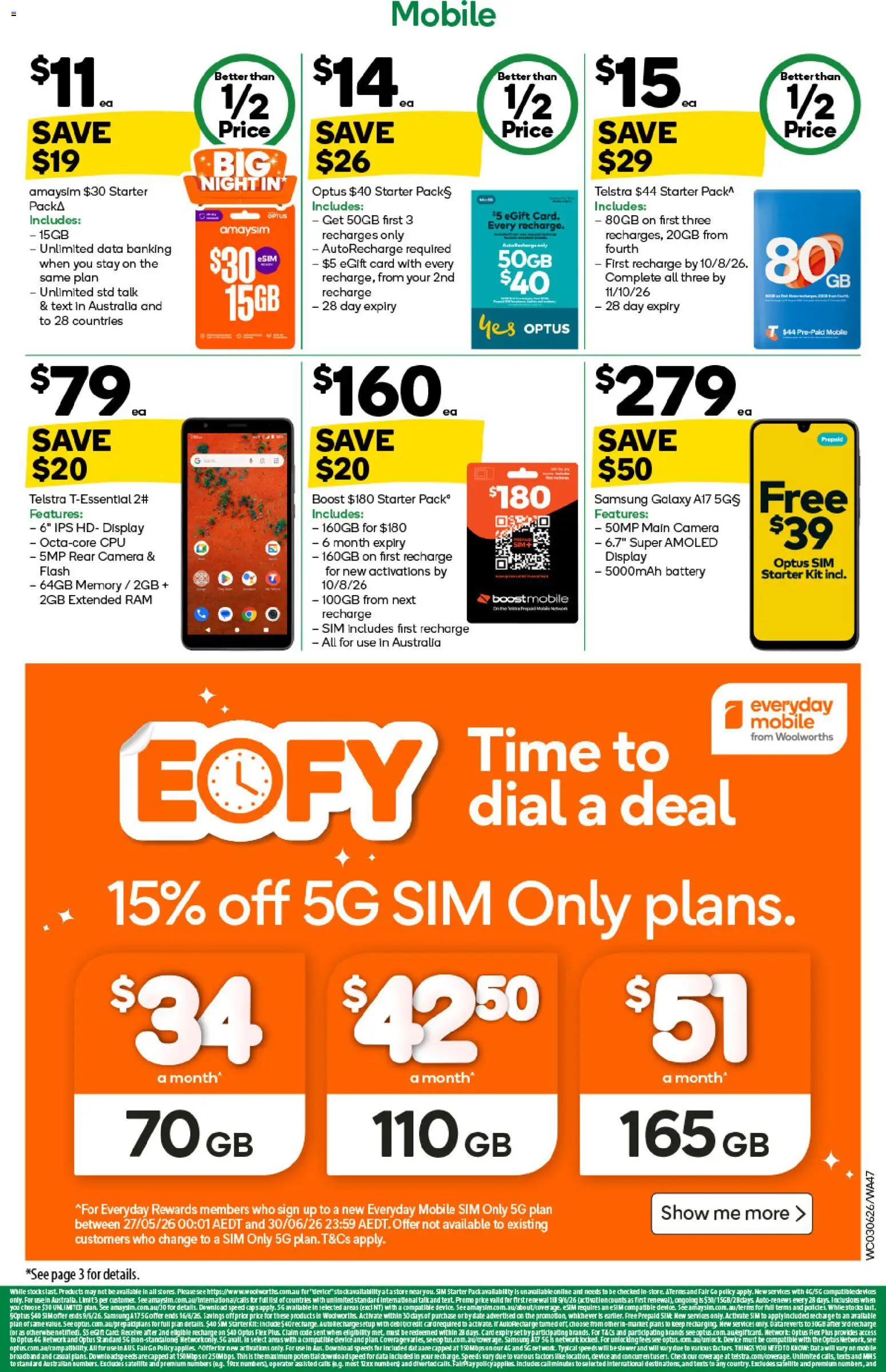 Woolworths catalogue - valid from 03.06.2026 | Page: 47 | Products: Date, Device, Camera, Satellite