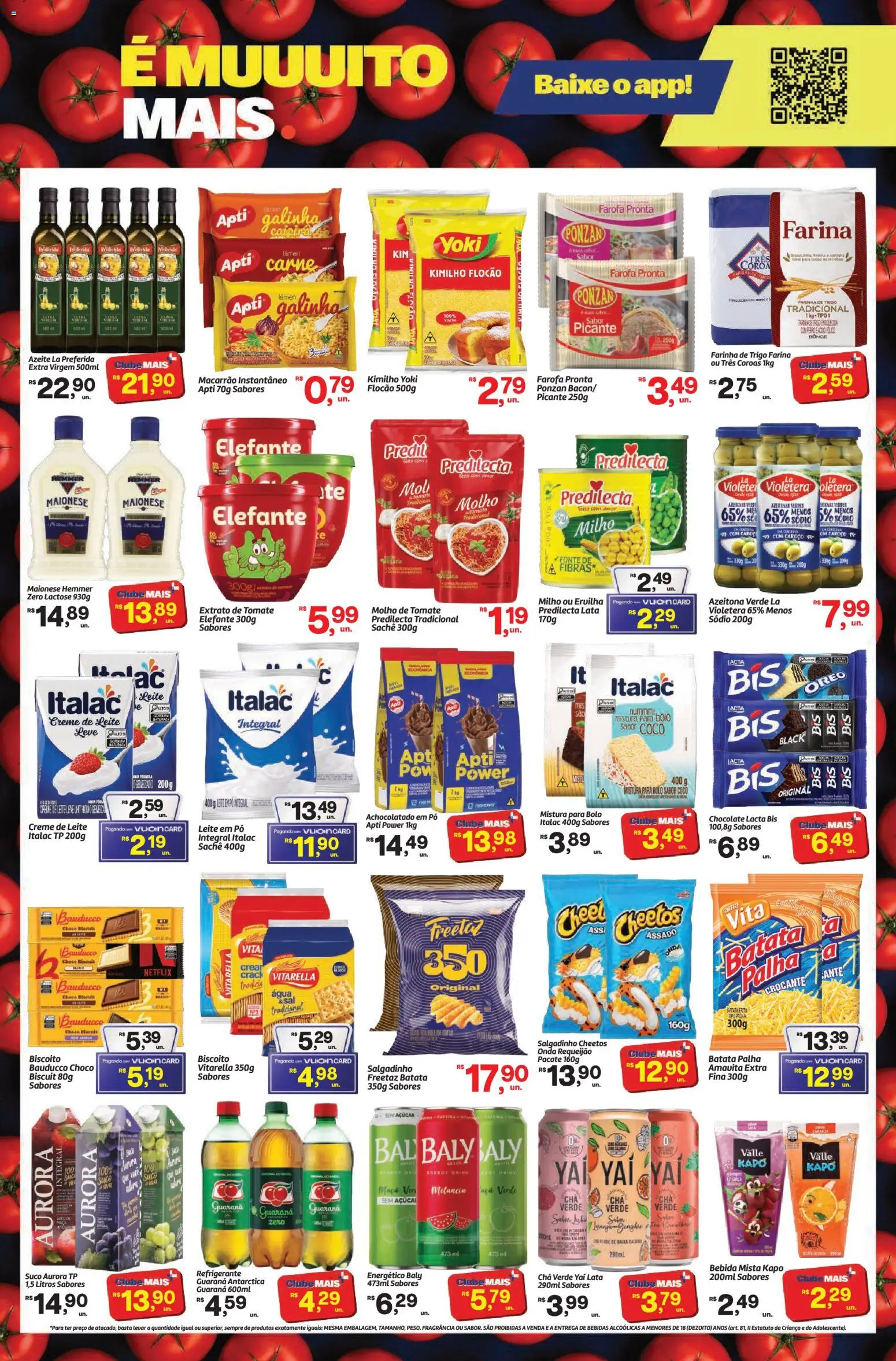 Fort Atacadista Folheto - válido de 17/08/2026 | Página: 2 | Produtos: Farinha de trigo, Milho, Mistura para bolo, Leite em pó