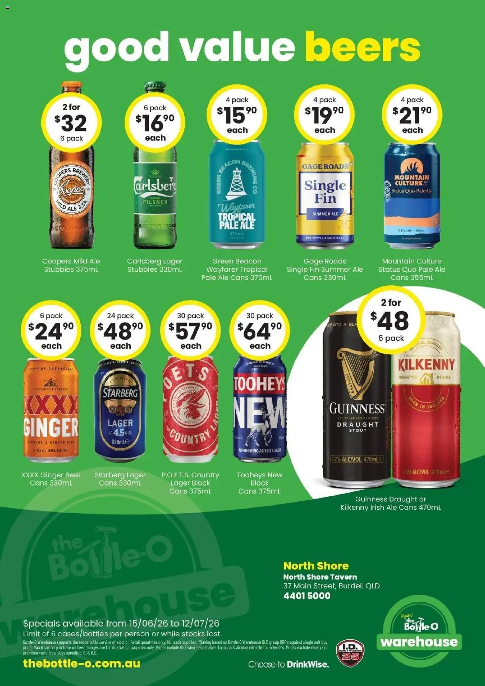 The Bottle-O catalogue - valid from 14.06.2026 | Page: 6 | Products: Gate, Ginger, Beer