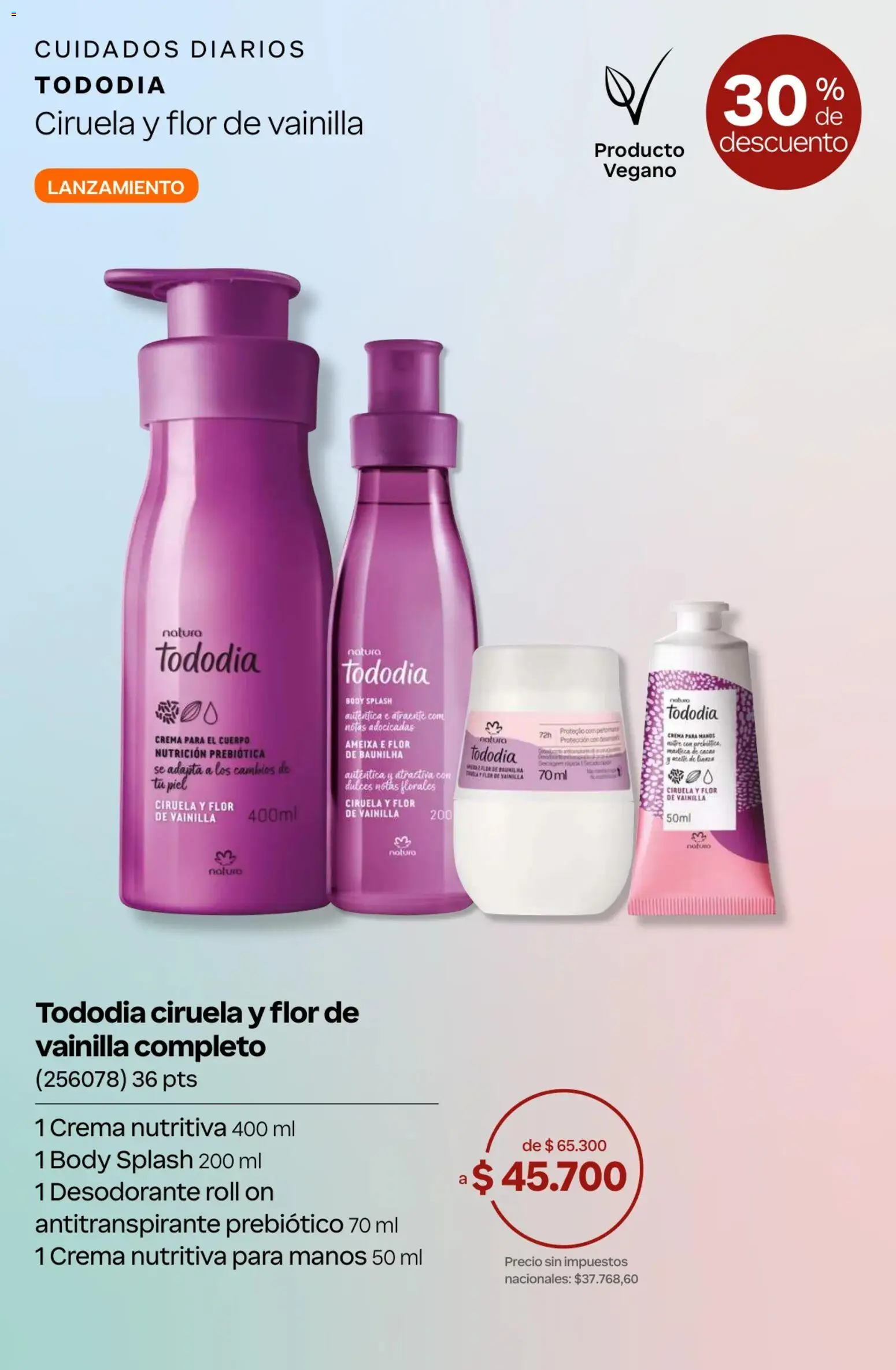 Catálogo Natura Ciclo 7 │ válido desde el 06.05.2026 | Página: 28 | Productos: Body, Crema para el cuerpo, Desodorante, Antitranspirante