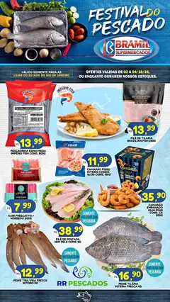 Bramil Supermercados ofertas Festival do Pescado - Pré-Visualização do folheto da loja Bramil Supermercados, válido de 02/10/2026