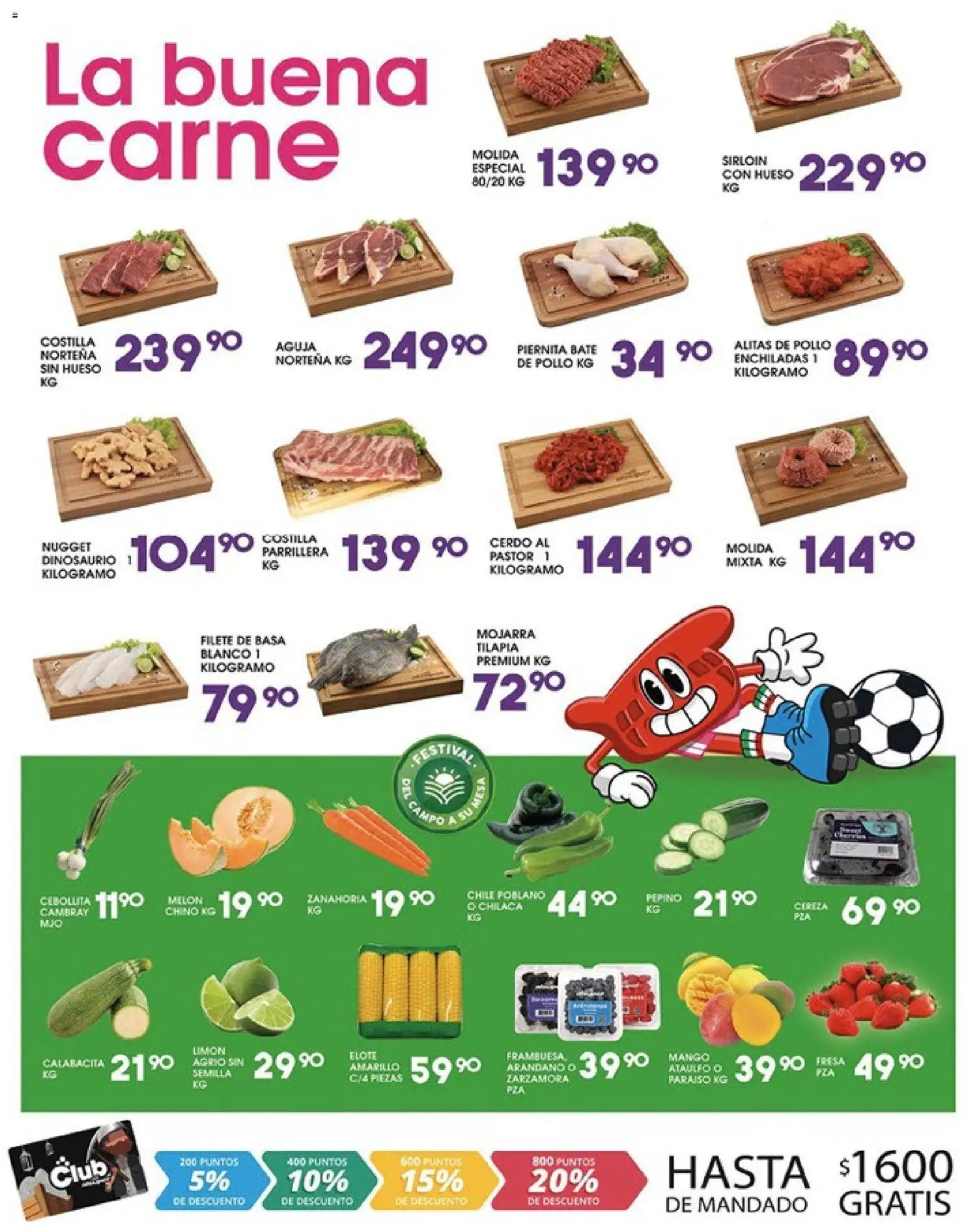 Nuevas ofertas de Alsuper válidas en toda la República Mexicana desde el 12.06.2026. ¡Encuentra las mejores ofertas en Alsuper folleto Calera! | Página: 2 | Productos: Fresa, Melón, Cerdo, Zanahoria