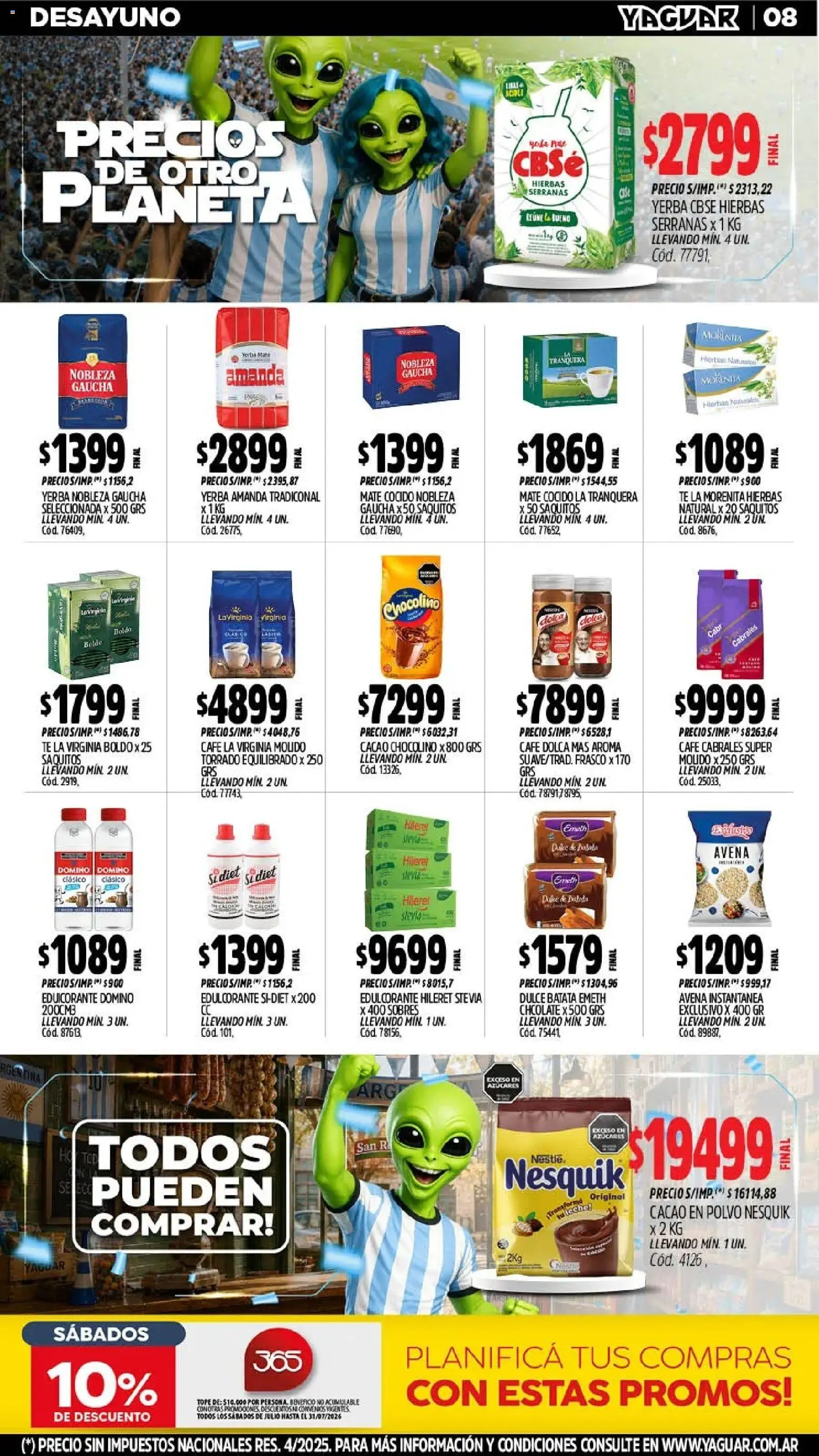 Yaguar - Oferta Semanal Mar del Plata │ válido desde el 13/07/2026 | Página: 9