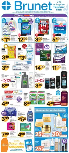 Preview of Brunet weekly flyer / circulaire from shop Brunet valid from Sep 17, 2026