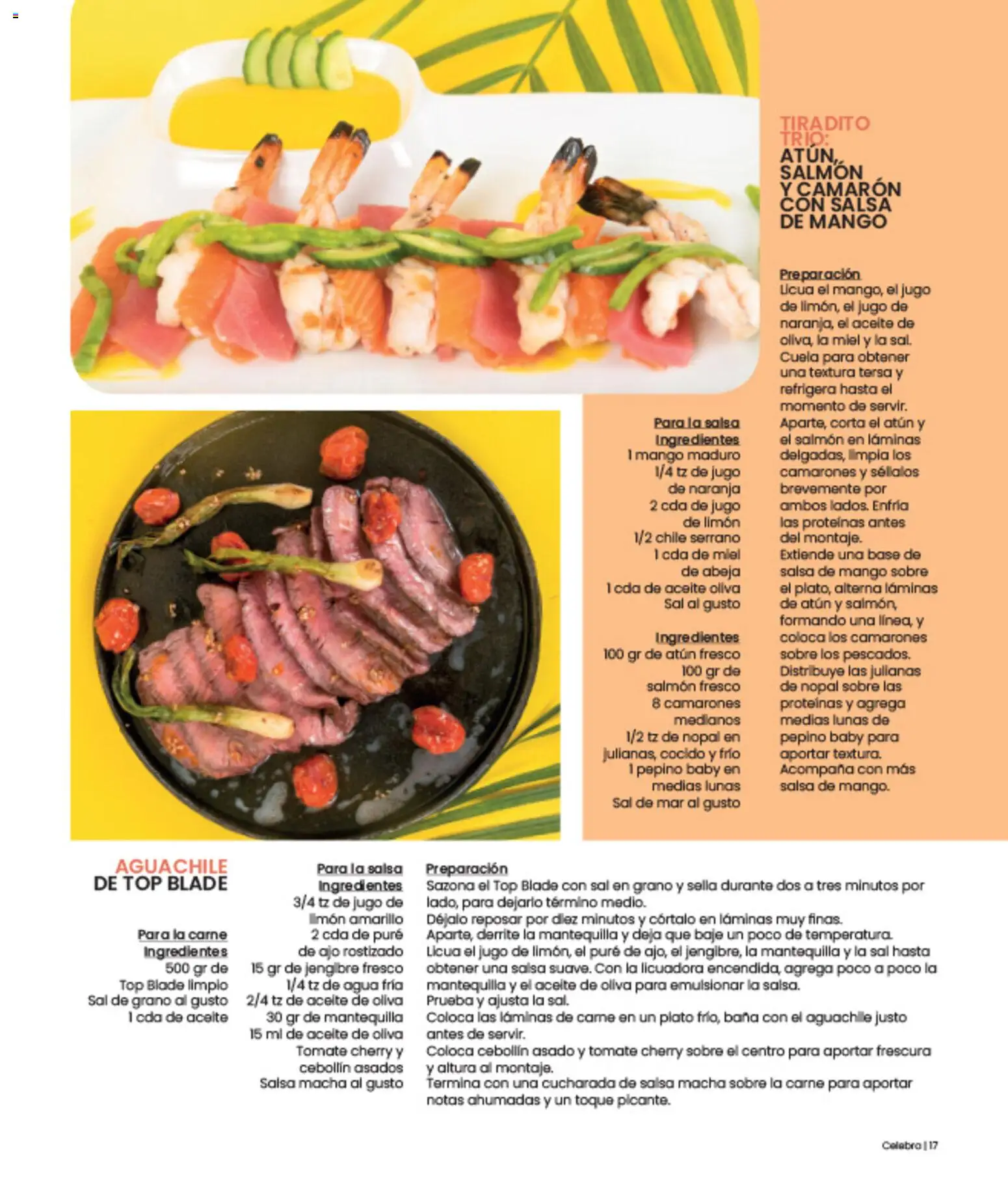 Nuevas ofertas de H-E-B válidas en toda la República Mexicana desde el 01/07/2026. ¡Encuentra las mejores ofertas en H-E-B folleto Celebra! | Página: 17 | Productos: Agua, Mantequilla, Mango, Sobre