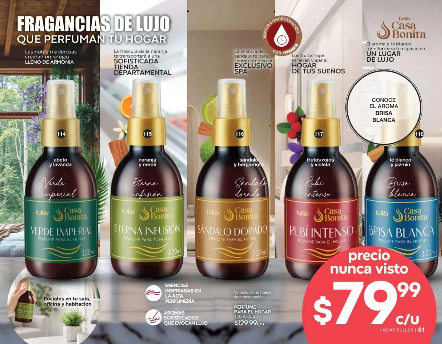 Nuevas ofertas de Fuller válidas en toda la República Mexicana desde el 02/09/2026. ¡Encuentra las mejores ofertas en Fuller campaña 11 2026! | Página: 32 | Productos: Té blanco, Esencias, Té, Perfume