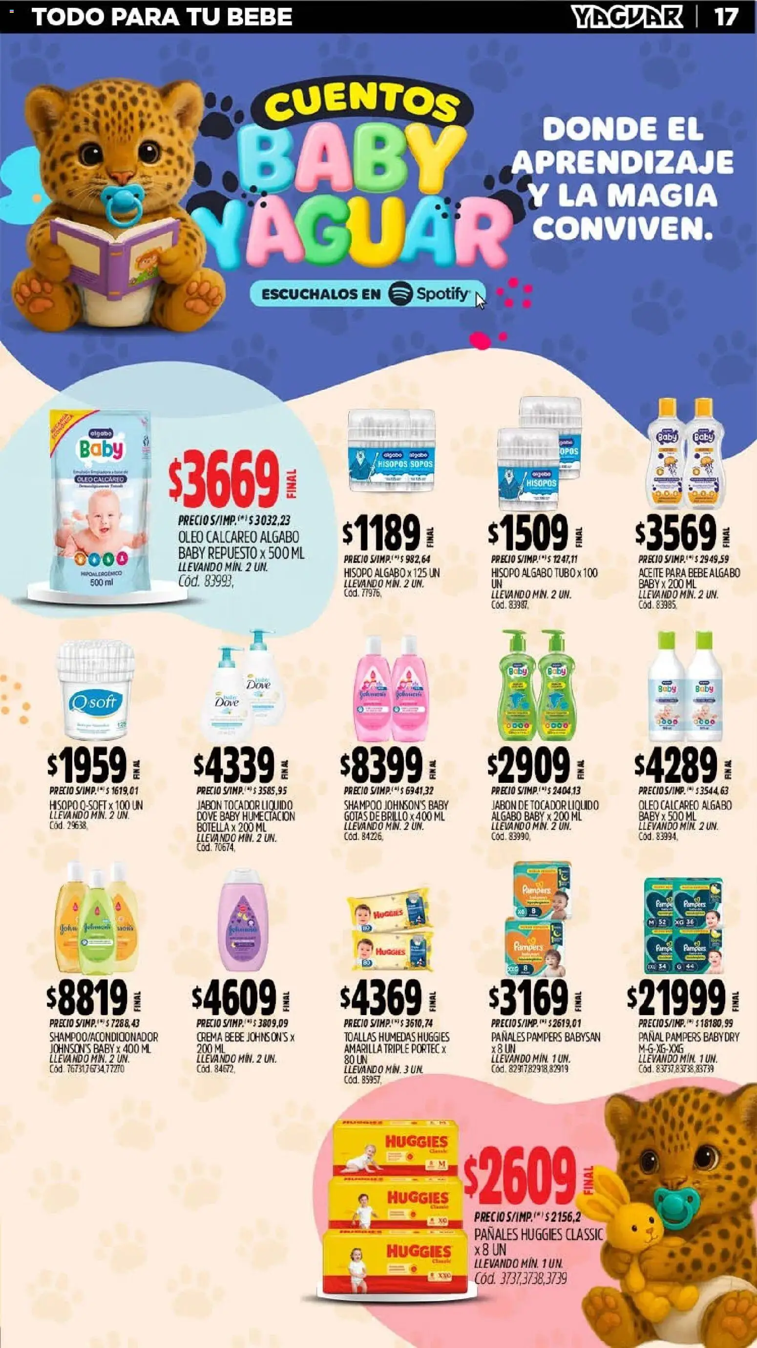 Yaguar - Oferta Semanal Trelew │ válido desde el 25.05.2026 | Página: 17 | Productos: Botella, Brillo, Jabón, Pañales