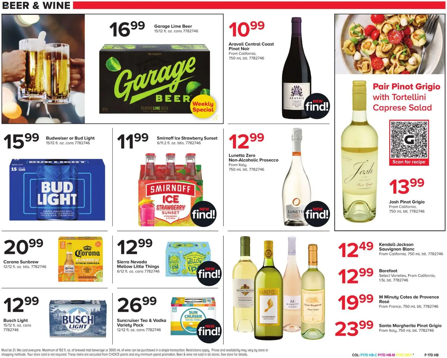 Giant Weekly Ad - valid from 12.06.2026 | Page: 17 | Products: Beer, Tea, Vodka, Lime