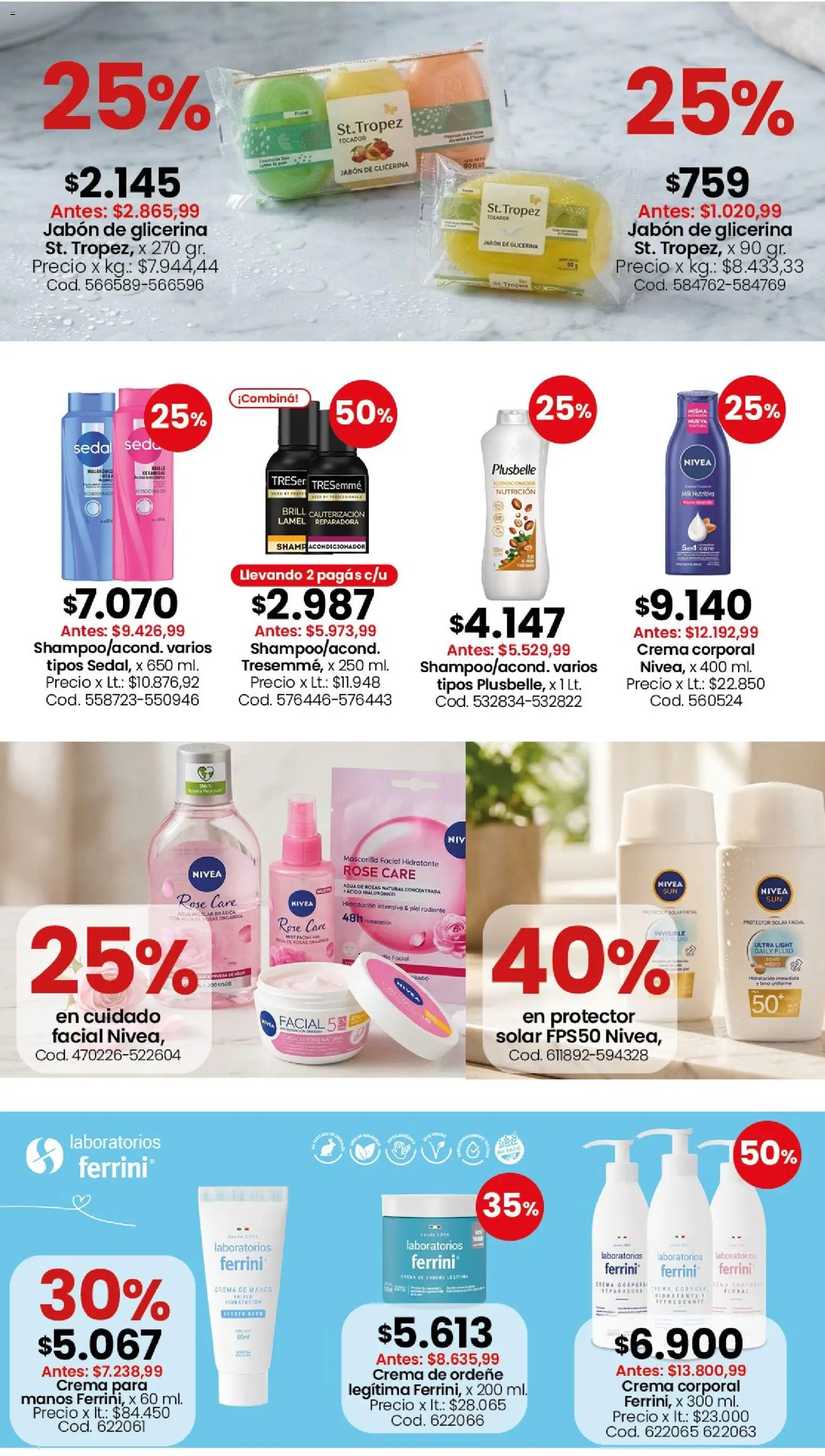 Coto - Perfumería y limpieza │ válido desde el 20/07/2026 | Página: 7 | Productos: Mascarilla, Acondicionador, Jabón, Radiante