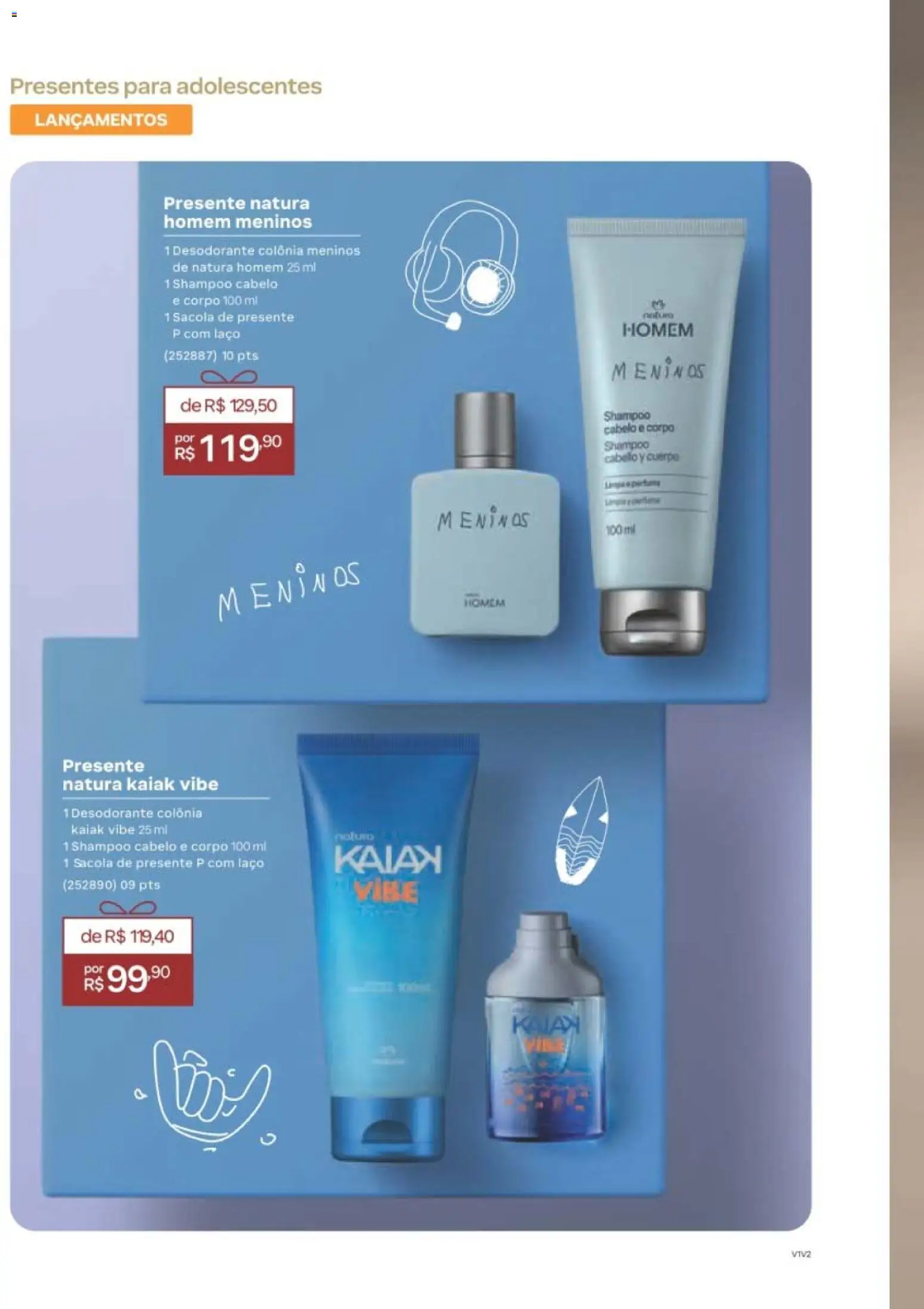 Natura Folheto - válido de 01/09/2026 | Página: 162 | Produtos: Shampoo, Desodorante, Sacola