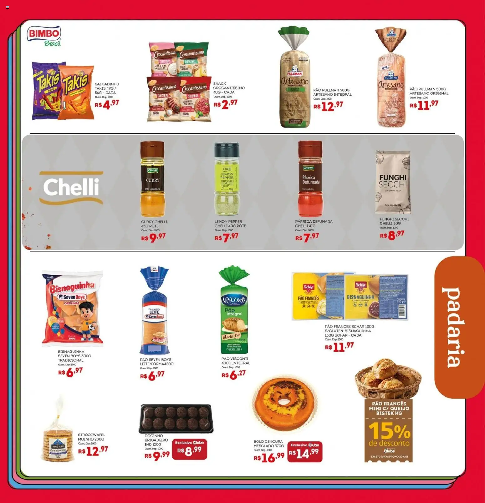 Bistek Supermercados Folheto - válido de 23/09/2026 | Página: 8 | Produtos: Leite, Cenoura, Curry, Pão francês