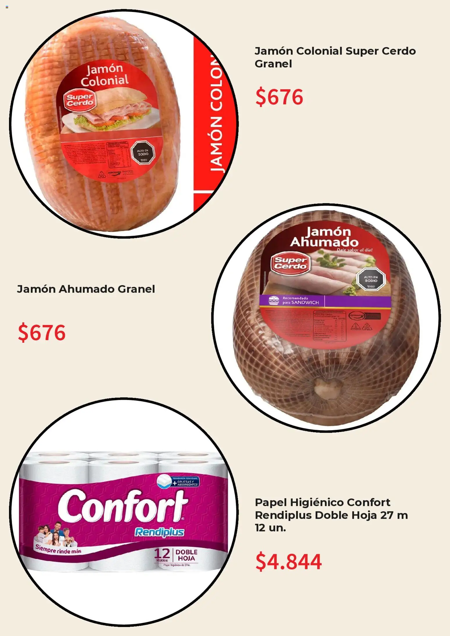 Santa Isabel Ofertas │ válido desde el 21.09.2026 | Página: 3 | Productos: Papel higiénico, Jamón, Cerdo, Hoja