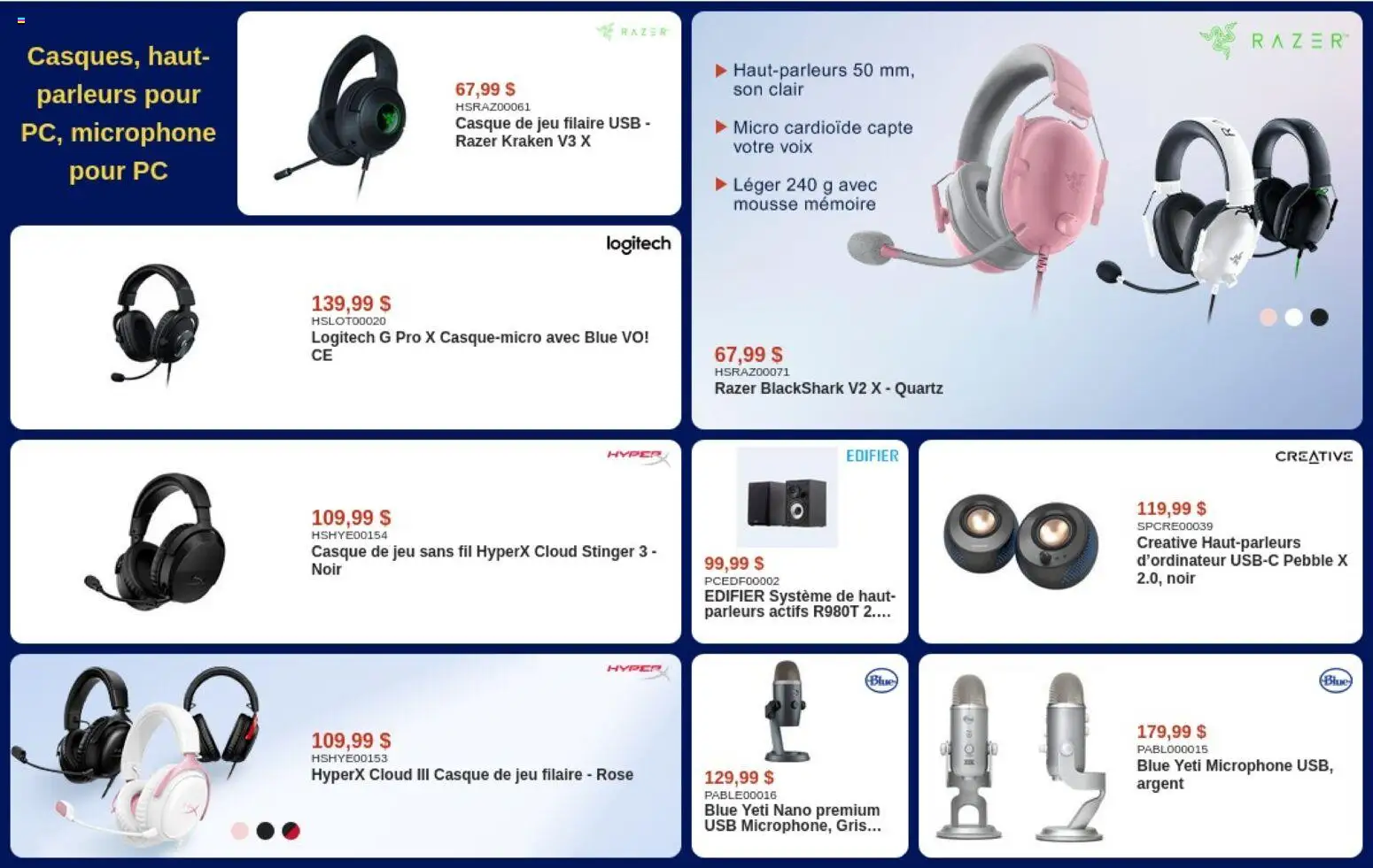 Canada Computers flyer valid from Jul 24, 2026 | Page: 8 | Products: PC, Microphone