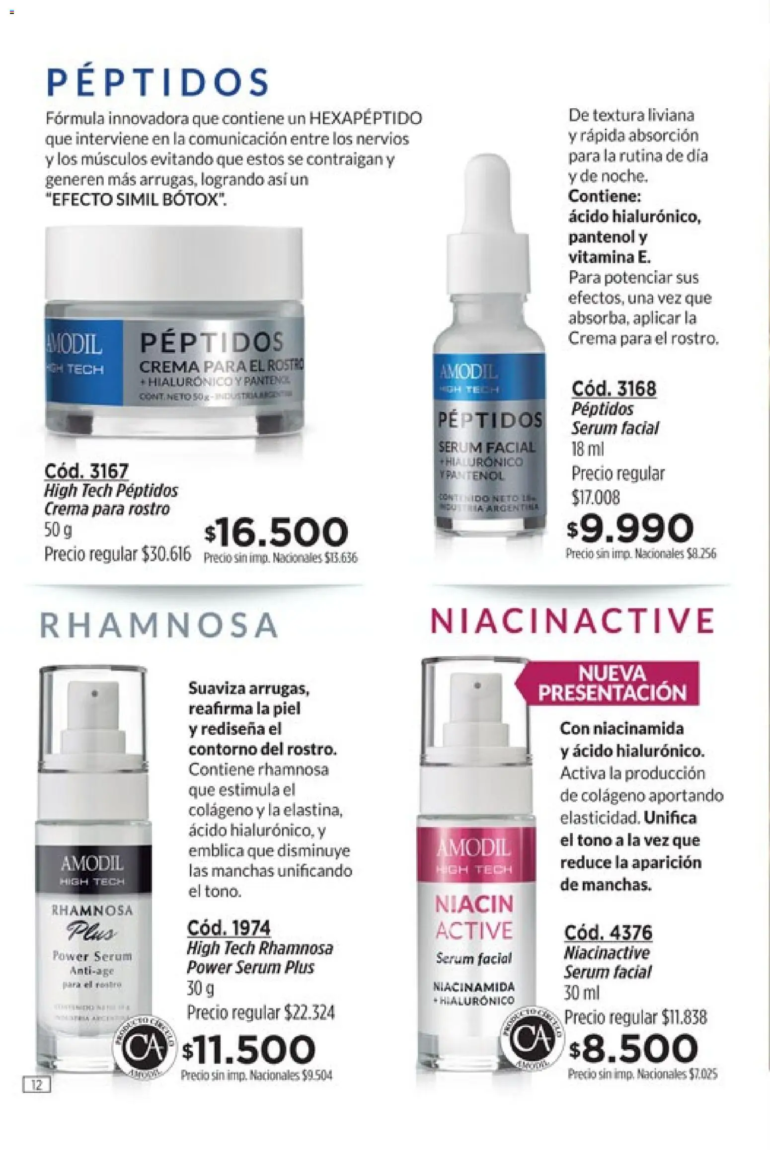 Amodil - Campaña 10 │ válido desde el 01.06.2026 | Página: 12 | Productos: Serum, Contorno, Crema