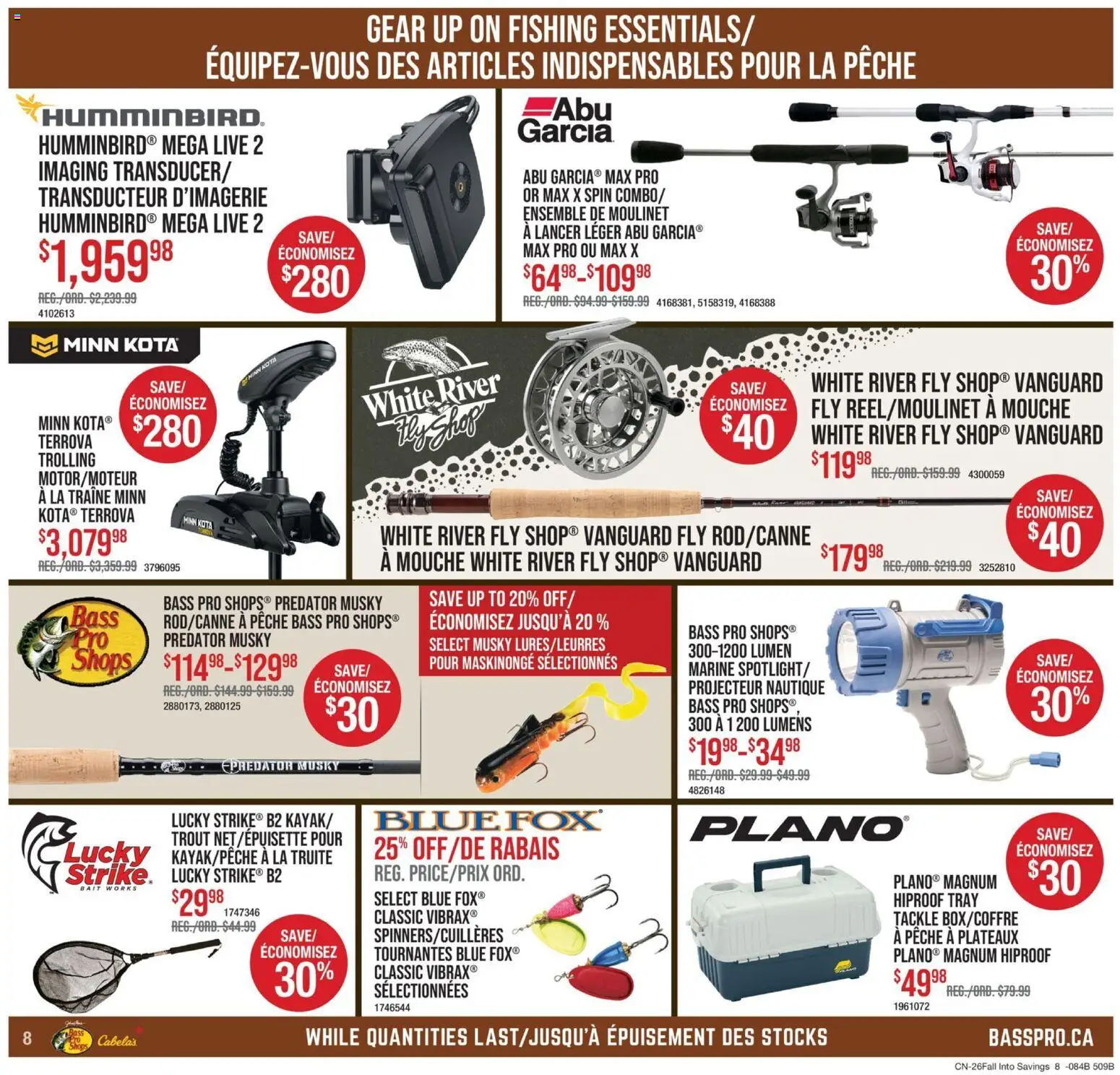 Cabelas flyer valid from Sep 10, 2026 | Page: 8 | Products: Trout, Magnum