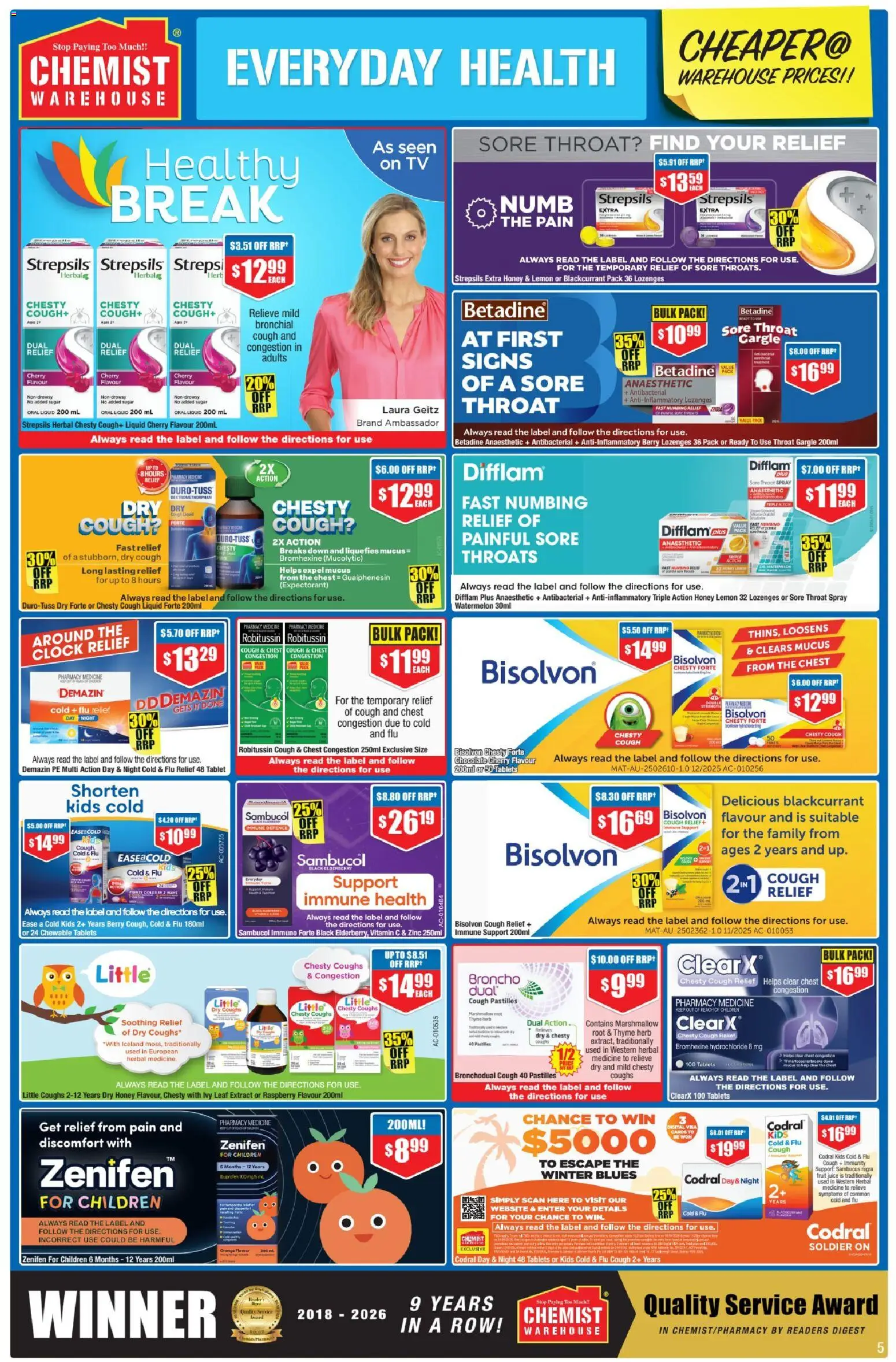 Chemist Warehouse catalogue - valid from 23.04.2026 | Page: 5 | Products: Herb, Juice, Sugar, Zinc