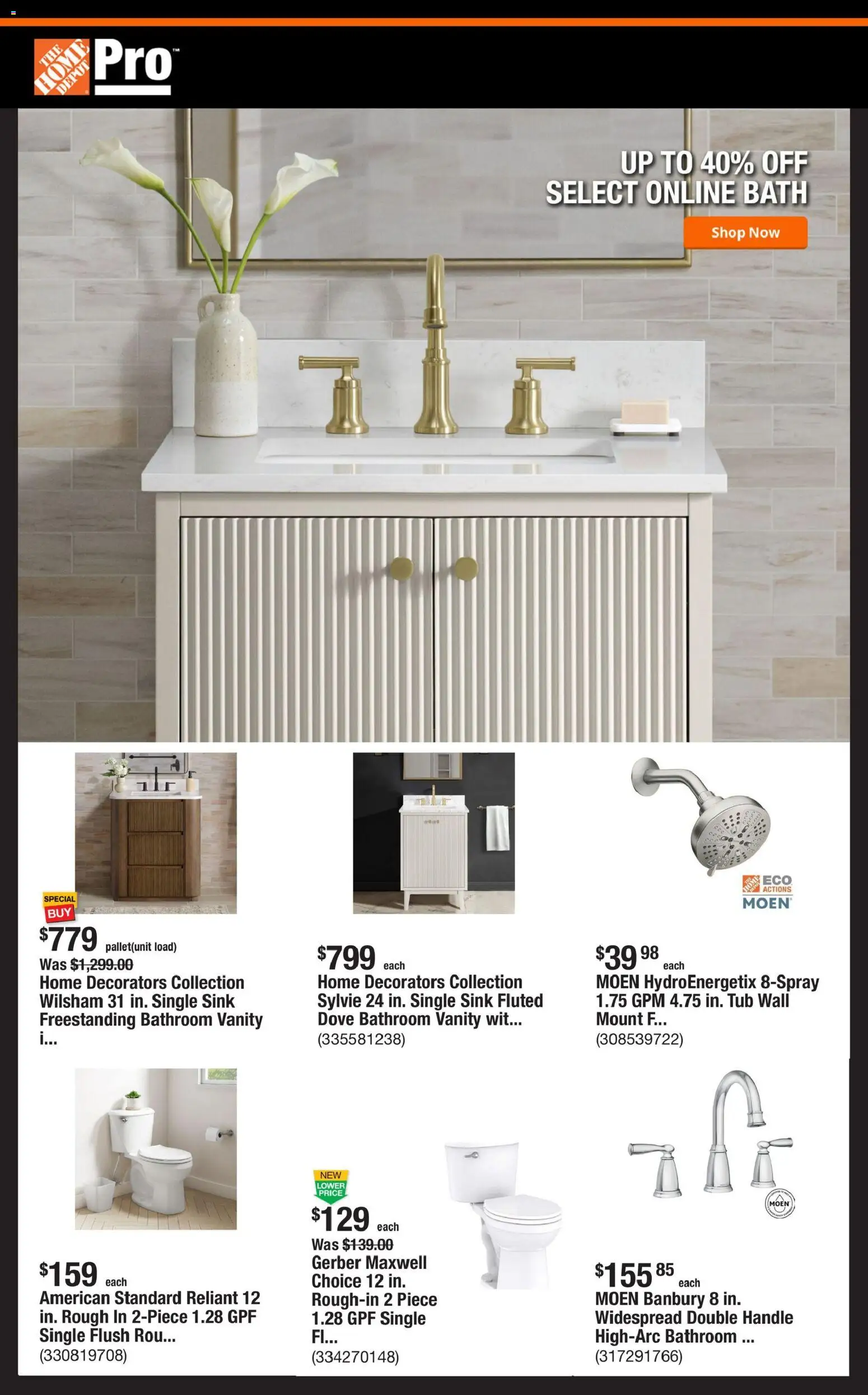 Home Depot Shop Pro Ad - valid from 10/26/2026 | Page: 1