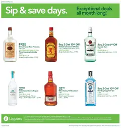 Preview of Publix weekly ads valid from 11.06.2026 | Page: 4 | Products: Bourbon, Gin, Vodka