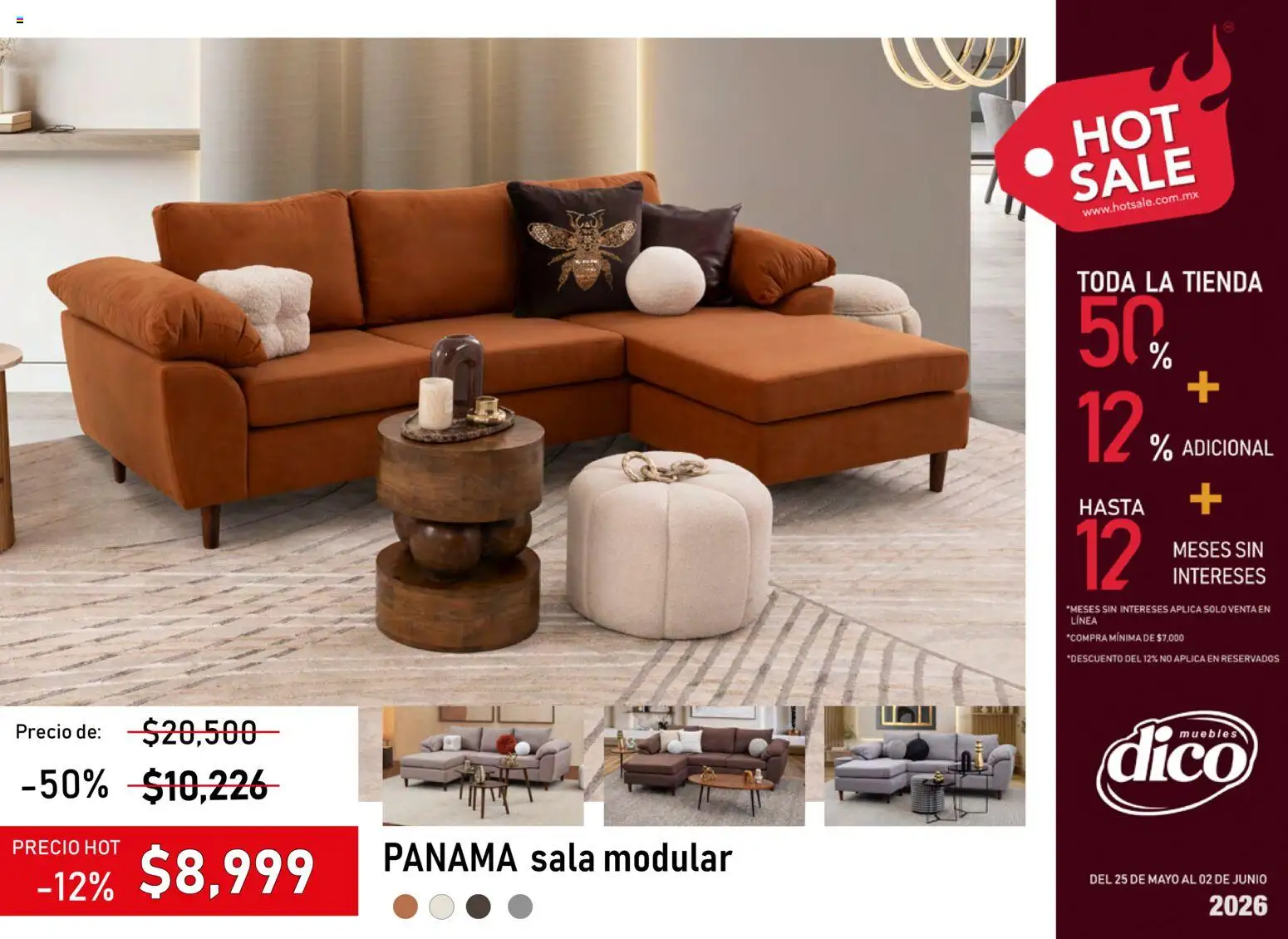 Nuevas ofertas de Muebles Dico válidas en toda la República Mexicana desde el 25.05.2026. ¡Encuentra las mejores ofertas en Muebles Dico - Hot Sale 2026 | Pacifico! | Página: 45