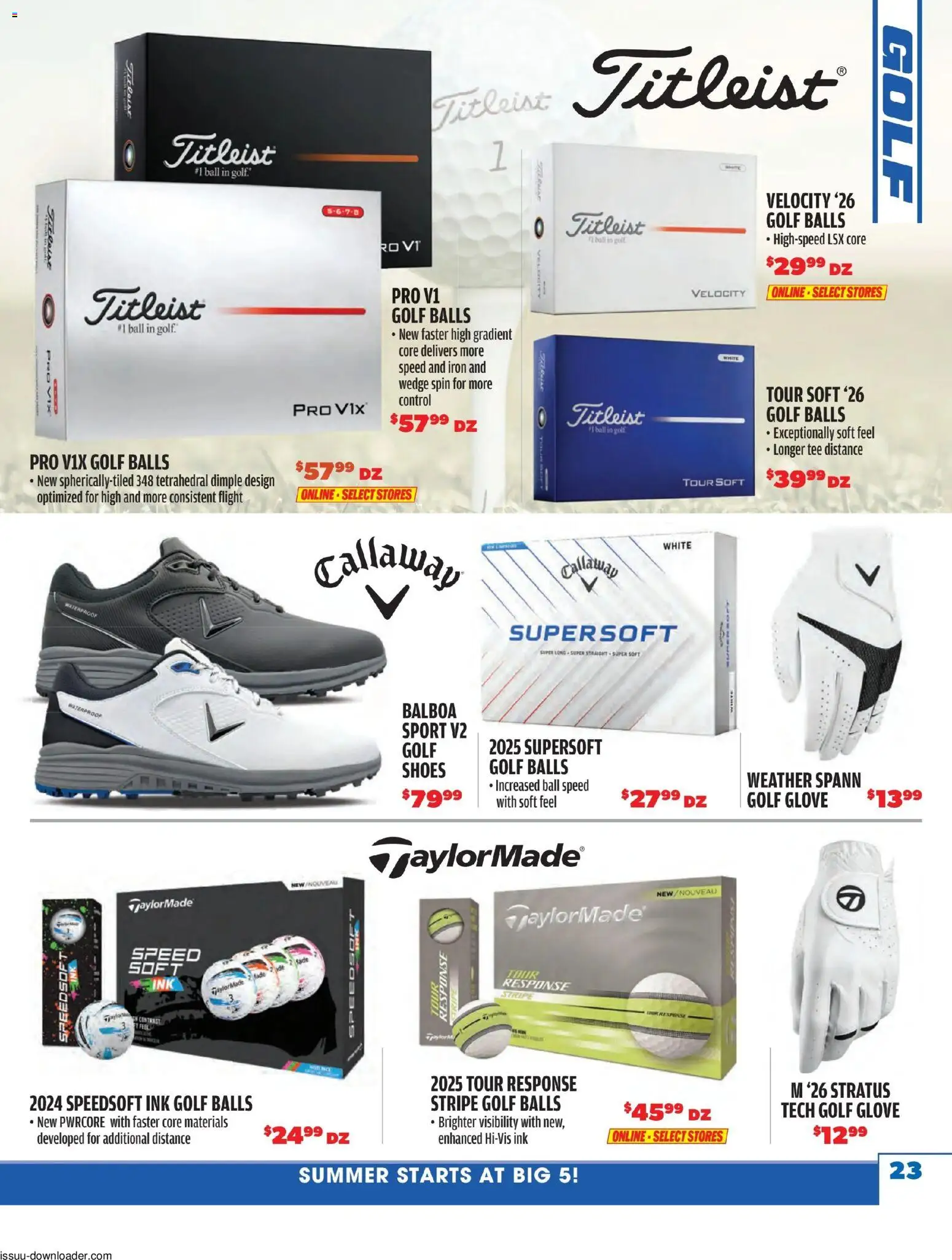 Big 5 Sporting Goods Summer Catalog - valid from 05/26/2026 | Page: 23 | Products: Ink, Iron