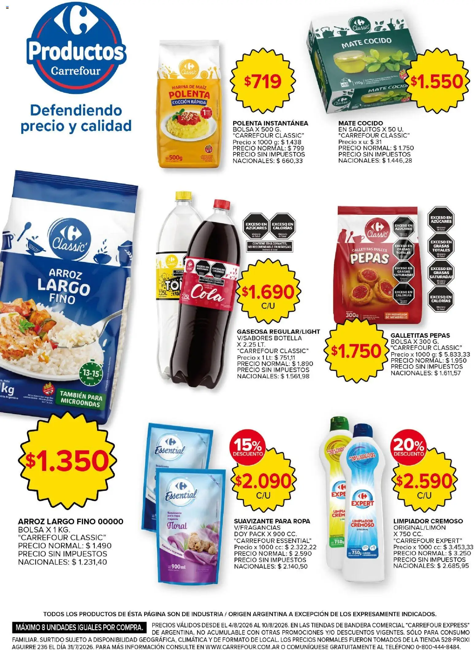 Carrefour Express Folleto │ válido desde el 04/08/2026 | Página: 4