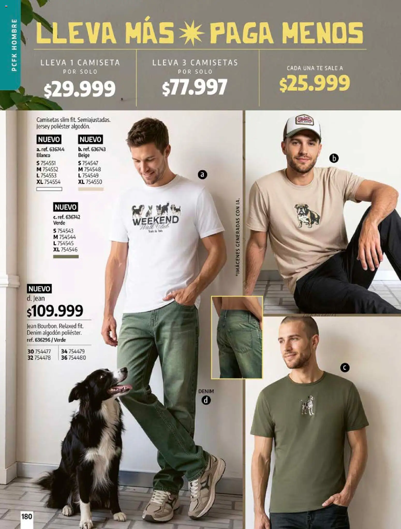 Pacifika revista - valida desde el 18/10/2026 | Página: 180 | Productos: Té, Algodón, Jean, Camiseta