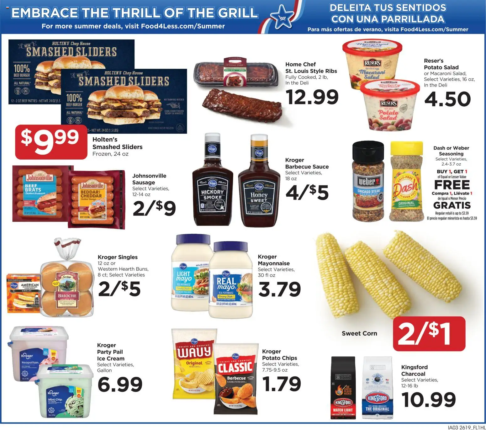Food 4 Less Weekly Ad - valid from 10.06.2026 | Page: 8 | Products: Chips, Cream, Mayonnaise, Sauce