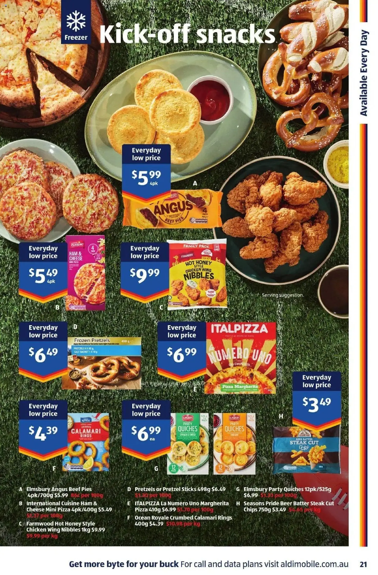﻿Aldi catalogue valid from 30/09/2026 > Online Australia | Page: 21 | Products: Honey, Beer, Steak, Pies