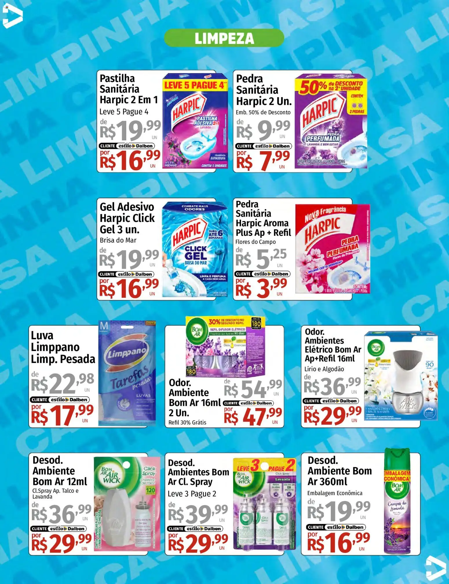 Supermercado Dalben Folheto - válido de 24/08/2026 | Página: 3 | Produtos: Difusor, Talco, Flores, Algodão
